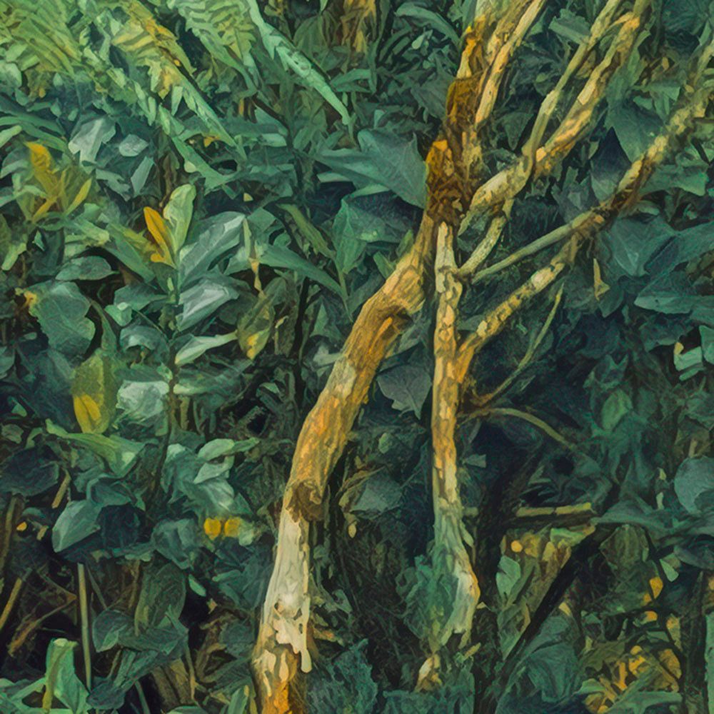Komar Fotobehang Digitale print vlies - Jungle Lands - Afmeting 400 x 250 cm (1 stuk)