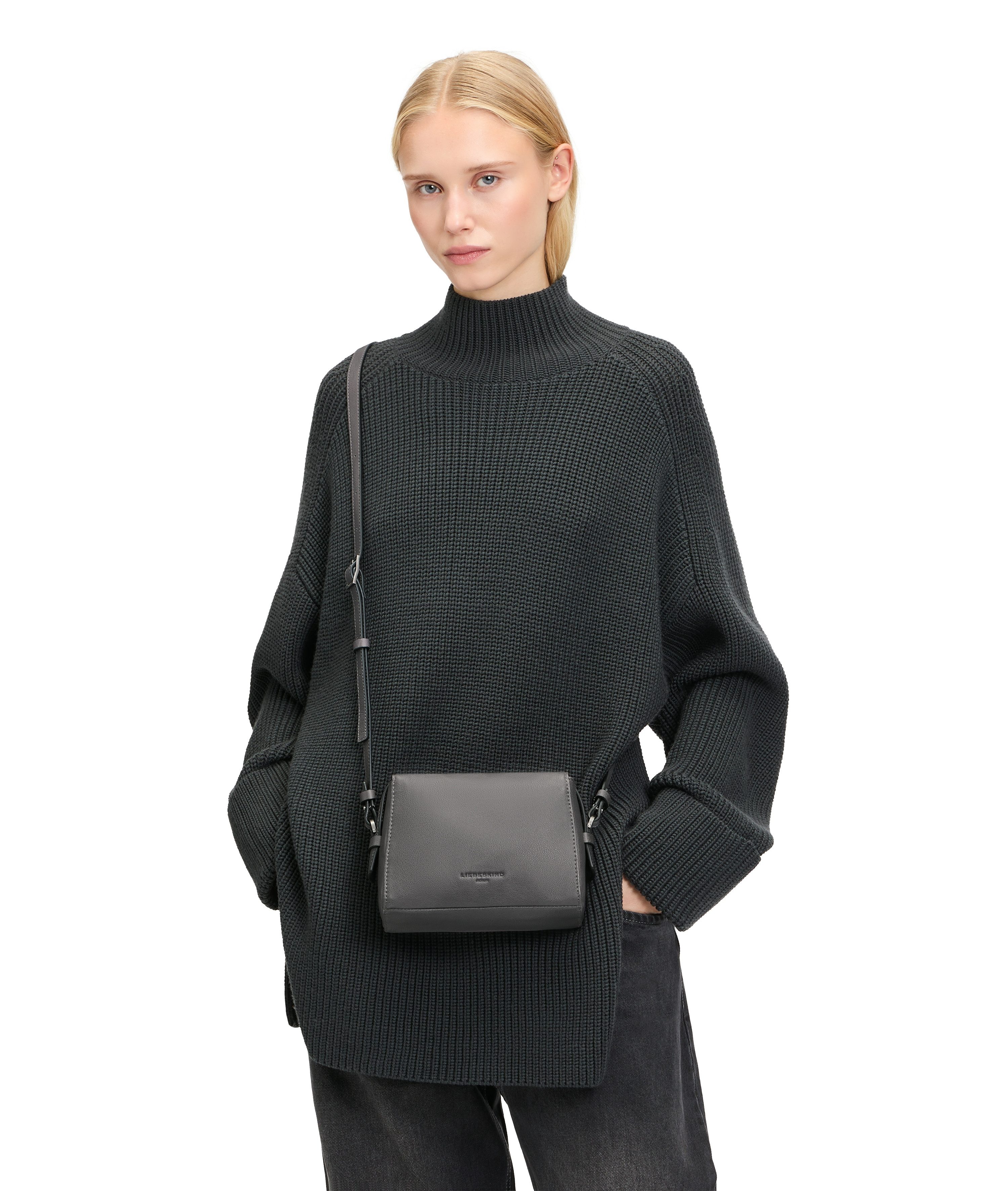 Liebeskind Berlin Schoudertas Camera S LOU 2 3D LEATHER Schoudertas handtas dames tas dames