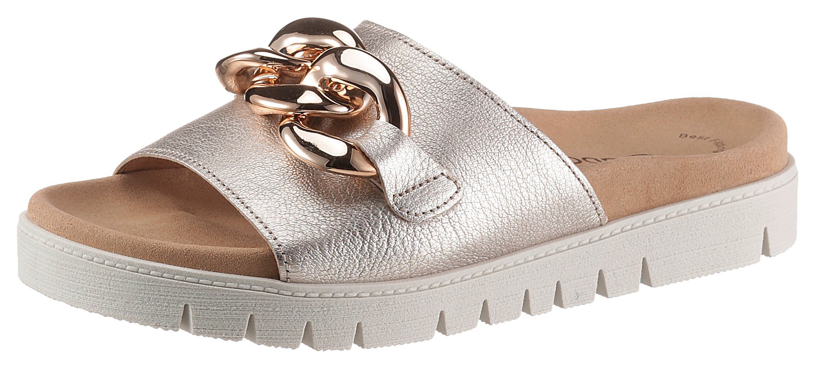 aantrekkelijk Beperking Lelie Gabor Slippers in metallic-look nu online kopen | OTTO