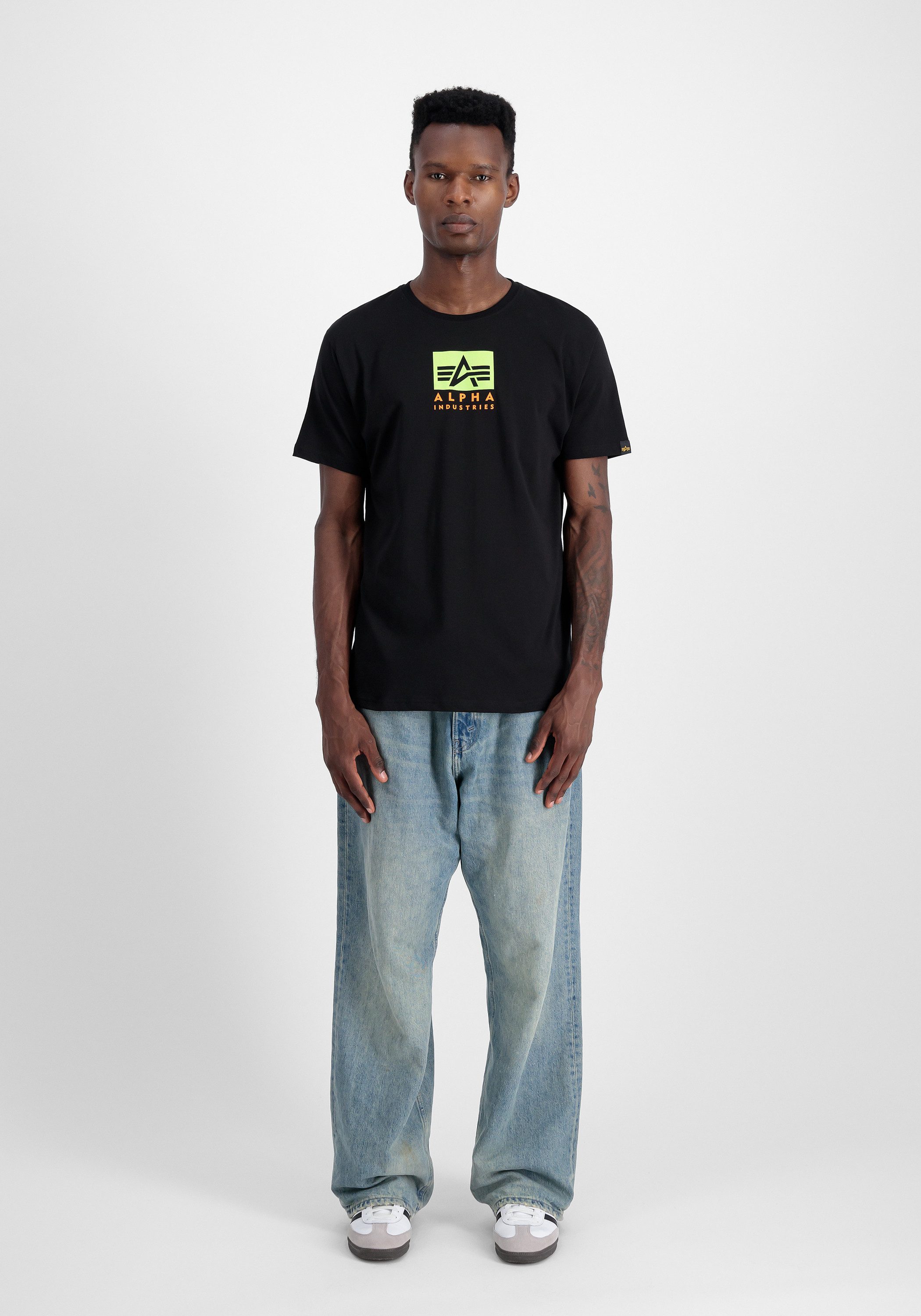 Alpha Industries T-shirt Alpha Industries Men - T-Shirts Satin Logo T