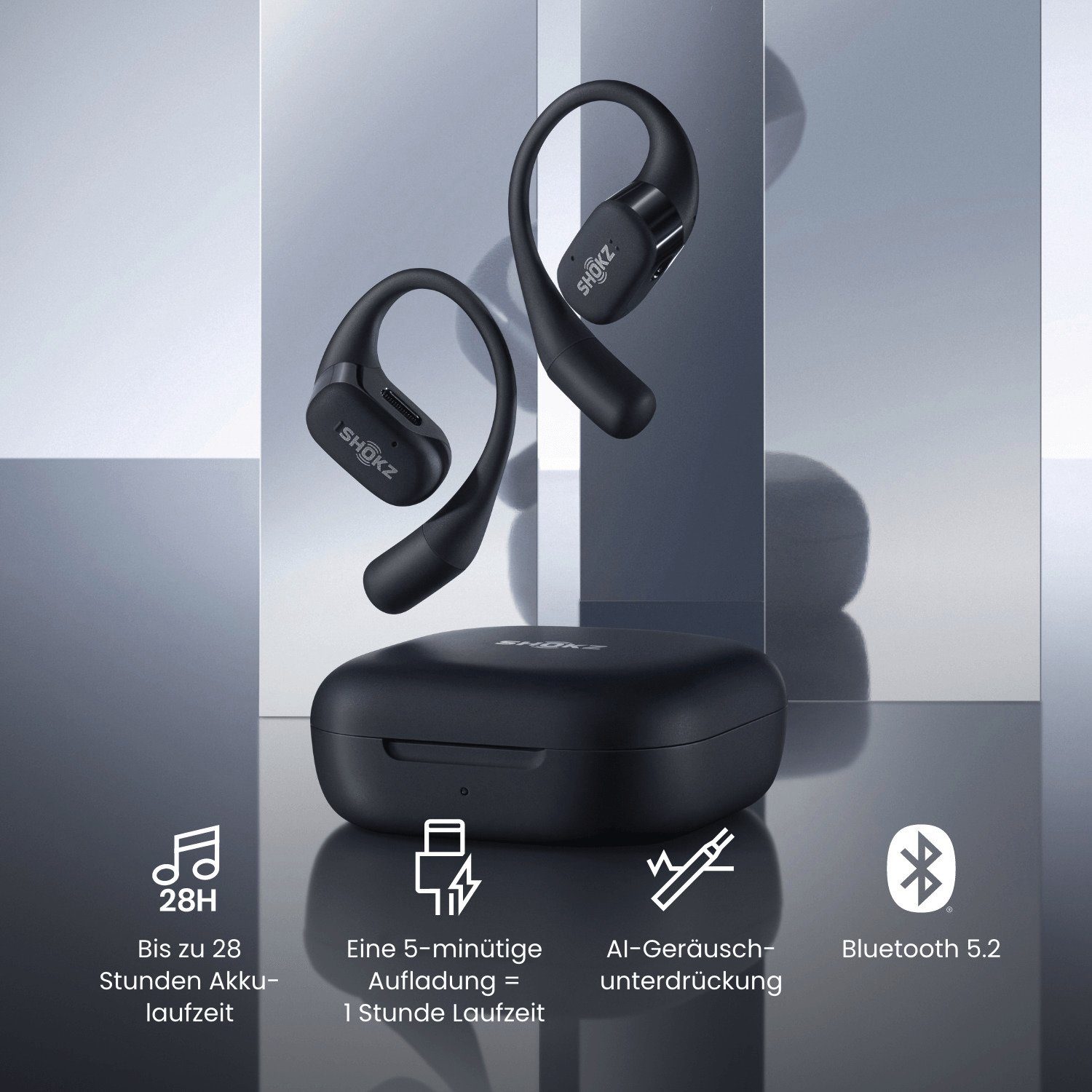 Shokz In-ear-oordopjes OpenFit