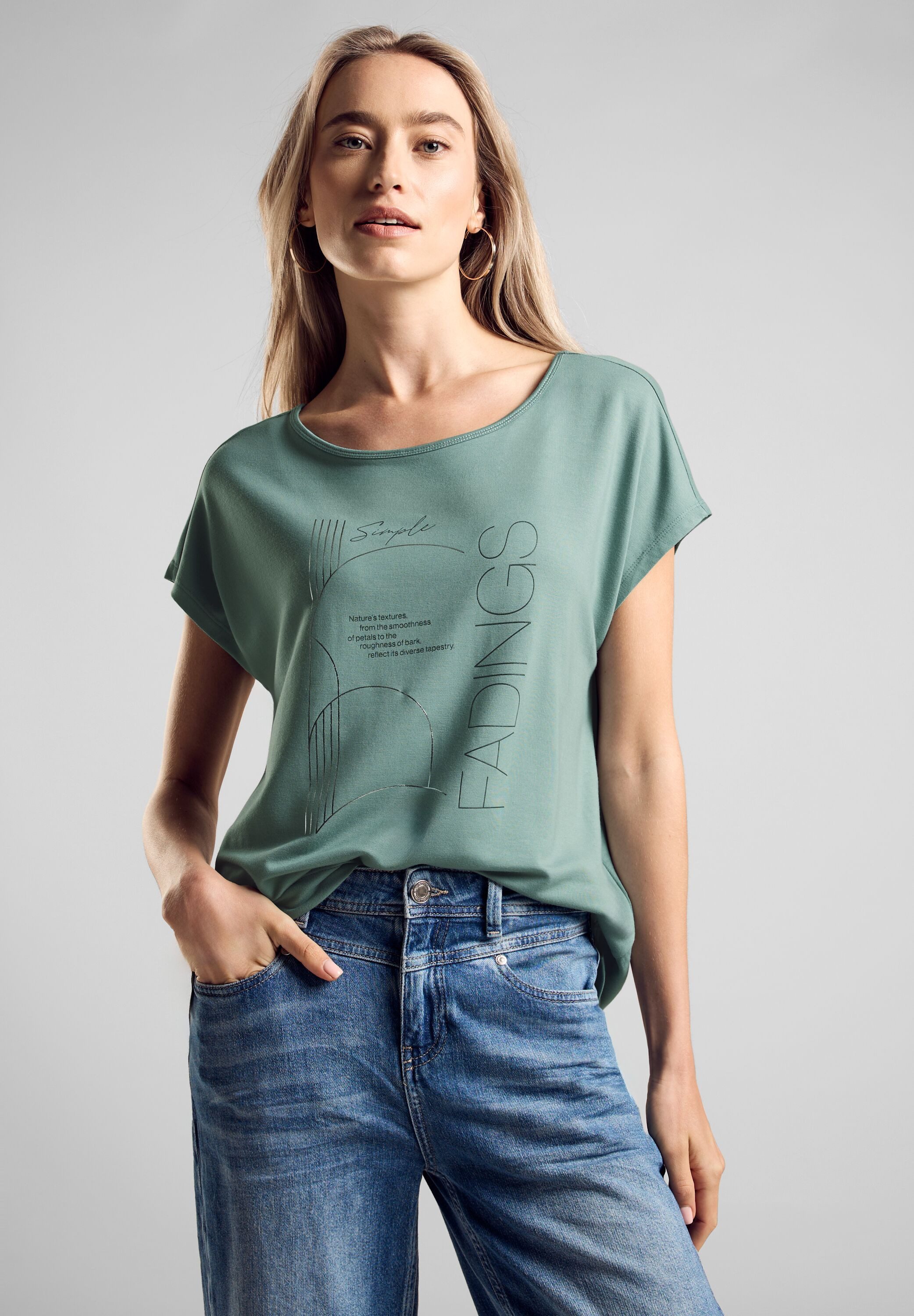 STREET ONE Shirttop met frontprint