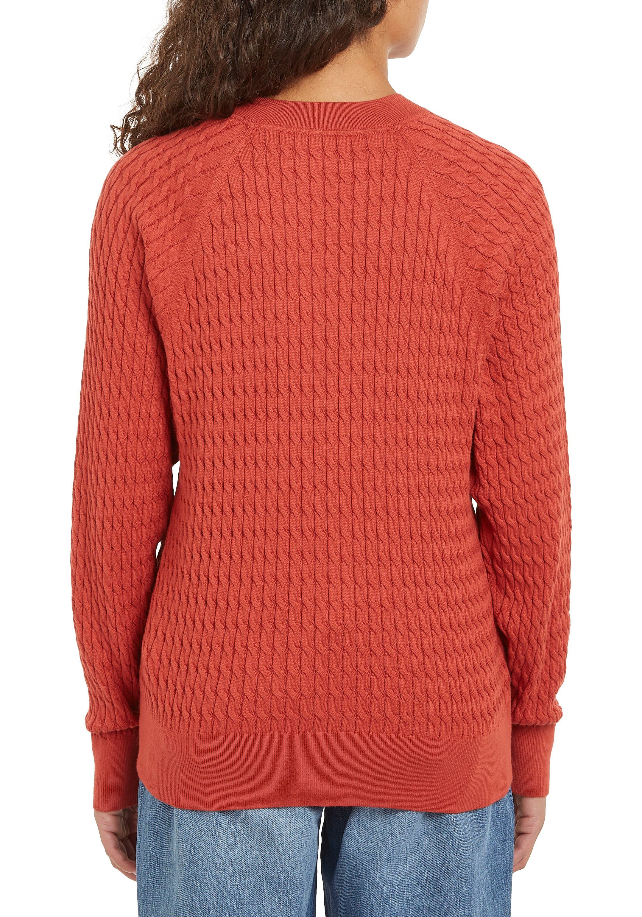 Tommy Hilfiger Trui met ronde hals CO CABLE C-NK SWEATER