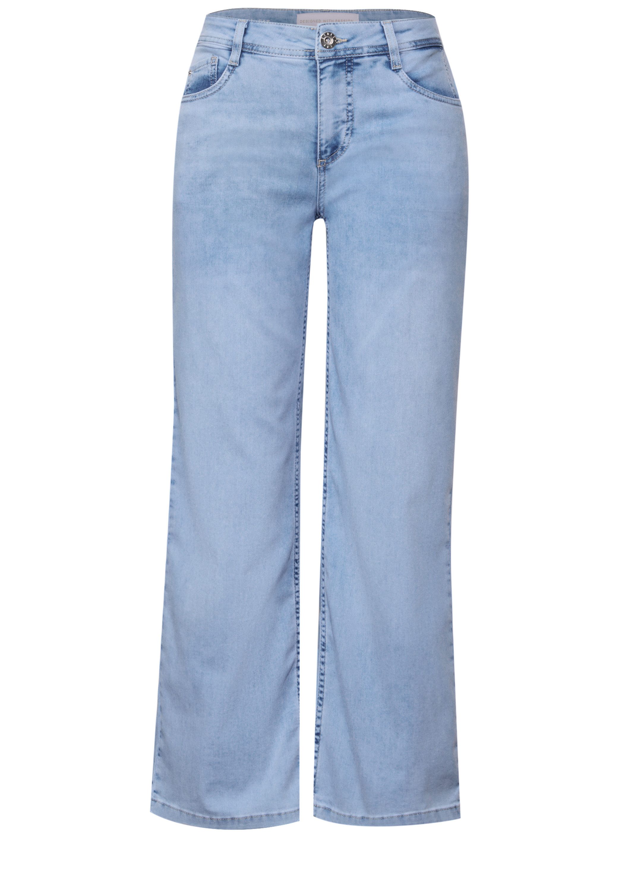 STREET ONE Wijde jeans in 5-pocket-stijl en met stretch