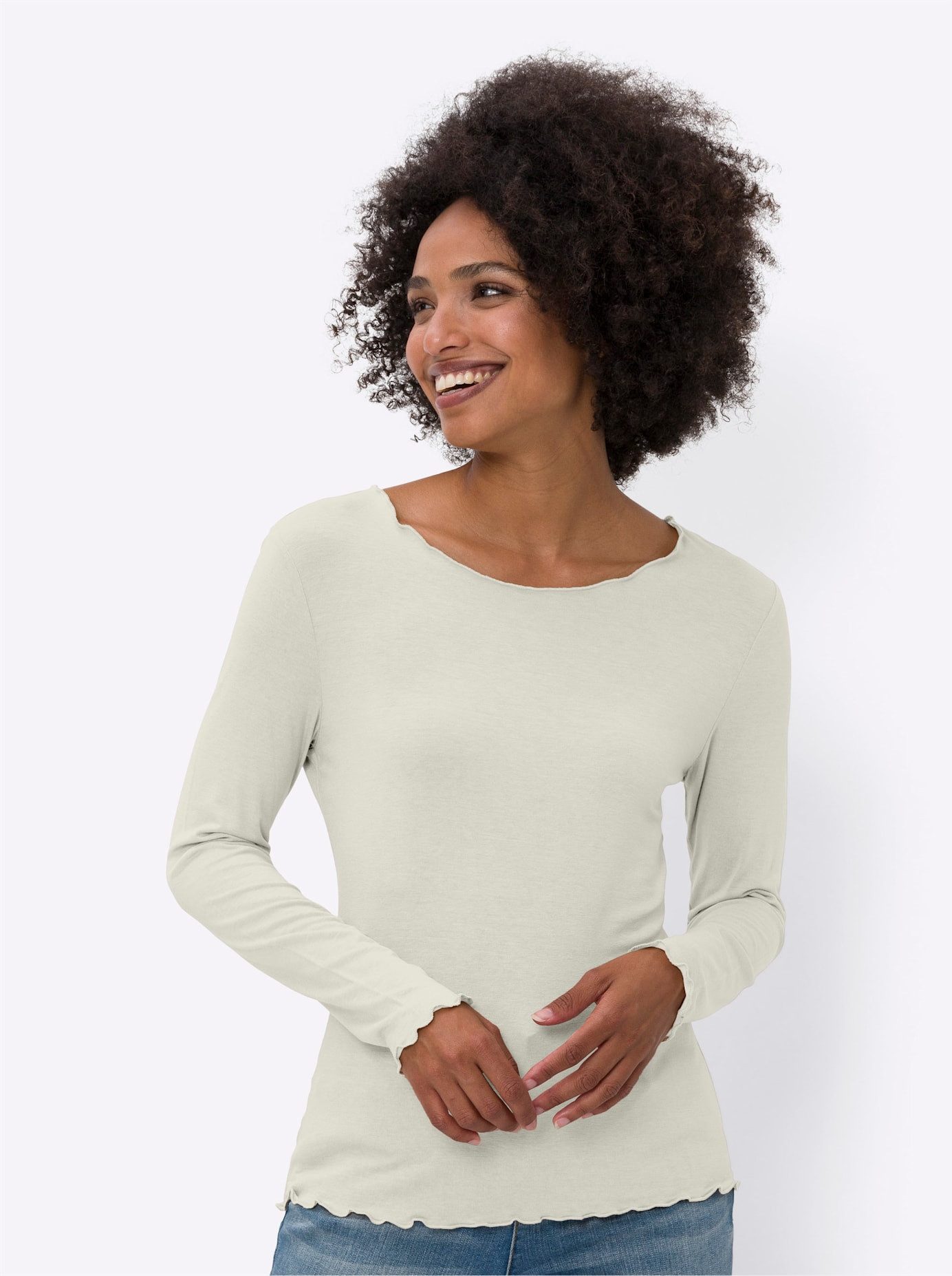 heine Shirt met lange mouwen Set van 2 shirts (2-delig)