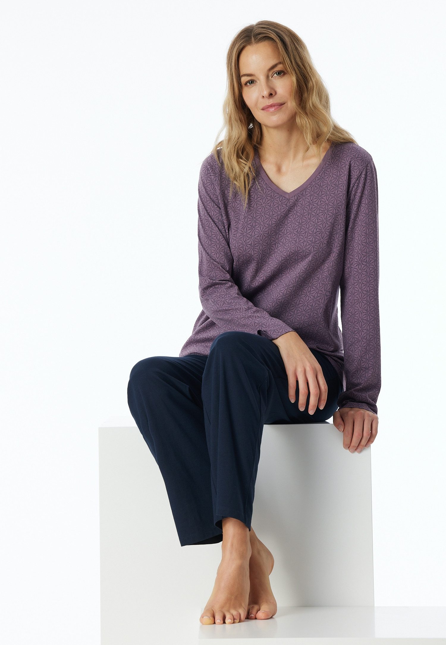 Schiesser Pyjama "Comfort Essentials" (2-delig)