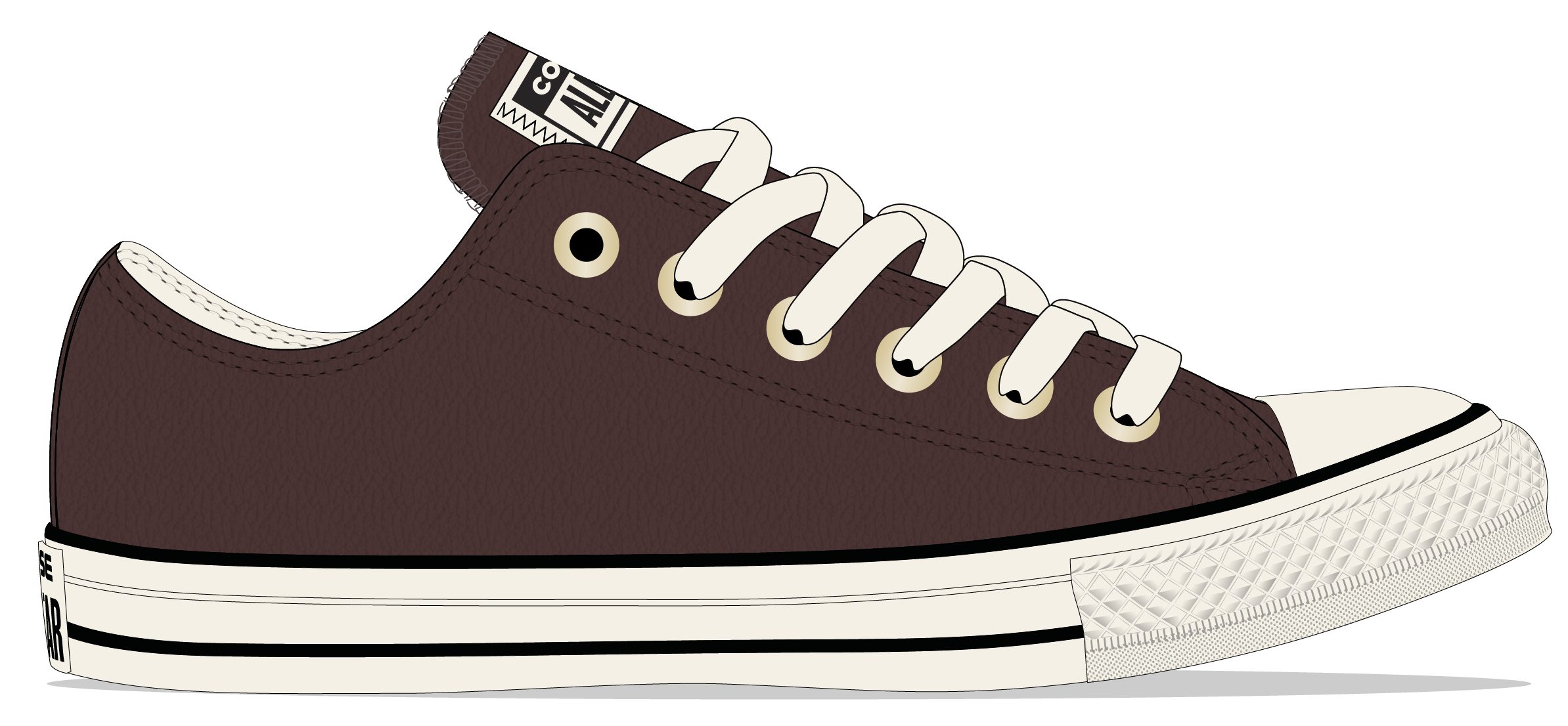 Converse Sneakers CHUCK TAYLOR ALL STAR LEATHER jongens lage sneakers maat 40 bruin