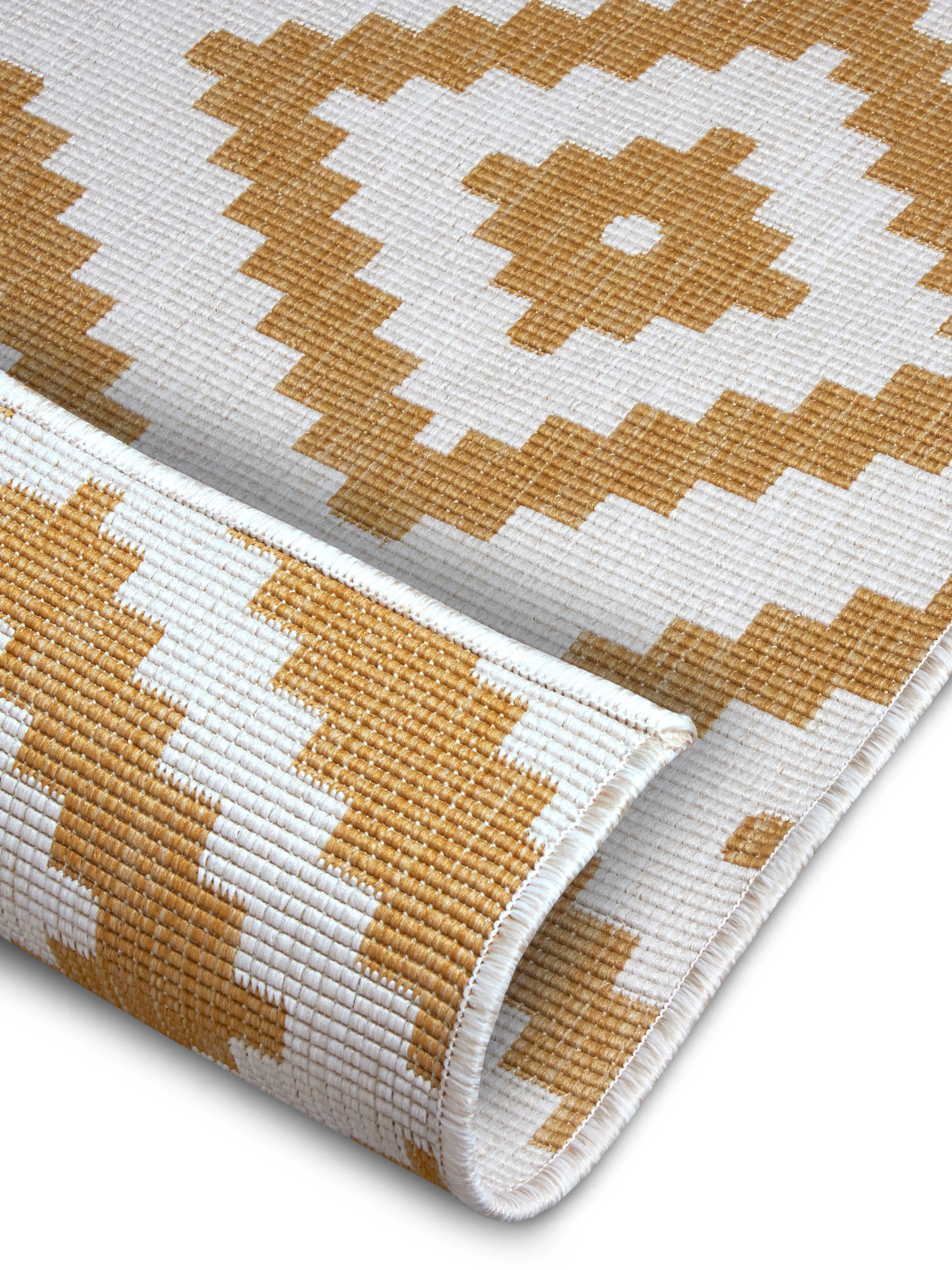 NORTHRUGS Vloerkleed Malta tweezijdig te gebruiken kleed Binnen- en buitengebruik, weerbestendig, balkon, terras, ruit, loper, woonkamer