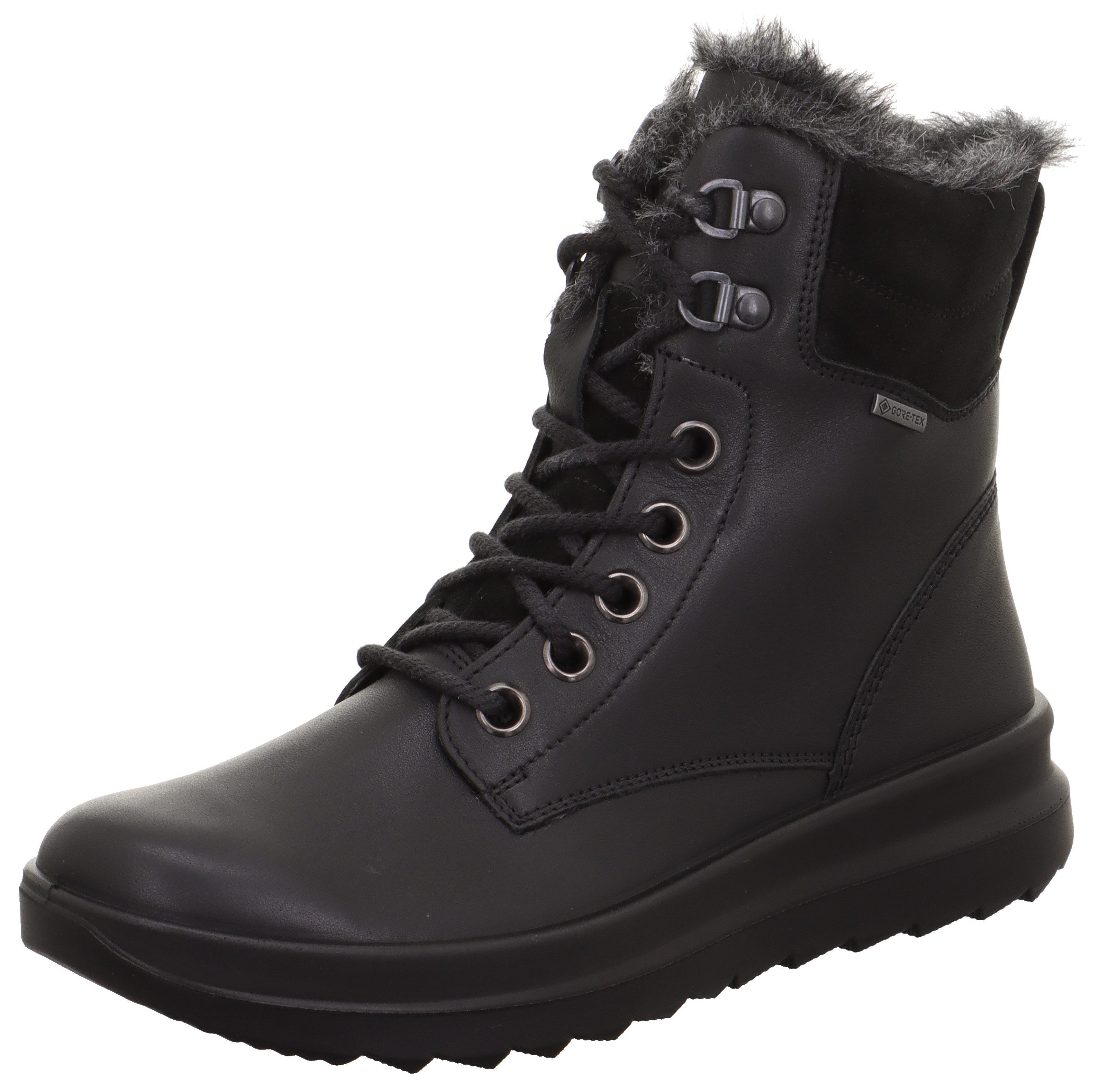 Legero Winterlaarzen DREAMER Wedge boots, winterlaarzen, veterschoenen met subtiele sleehak