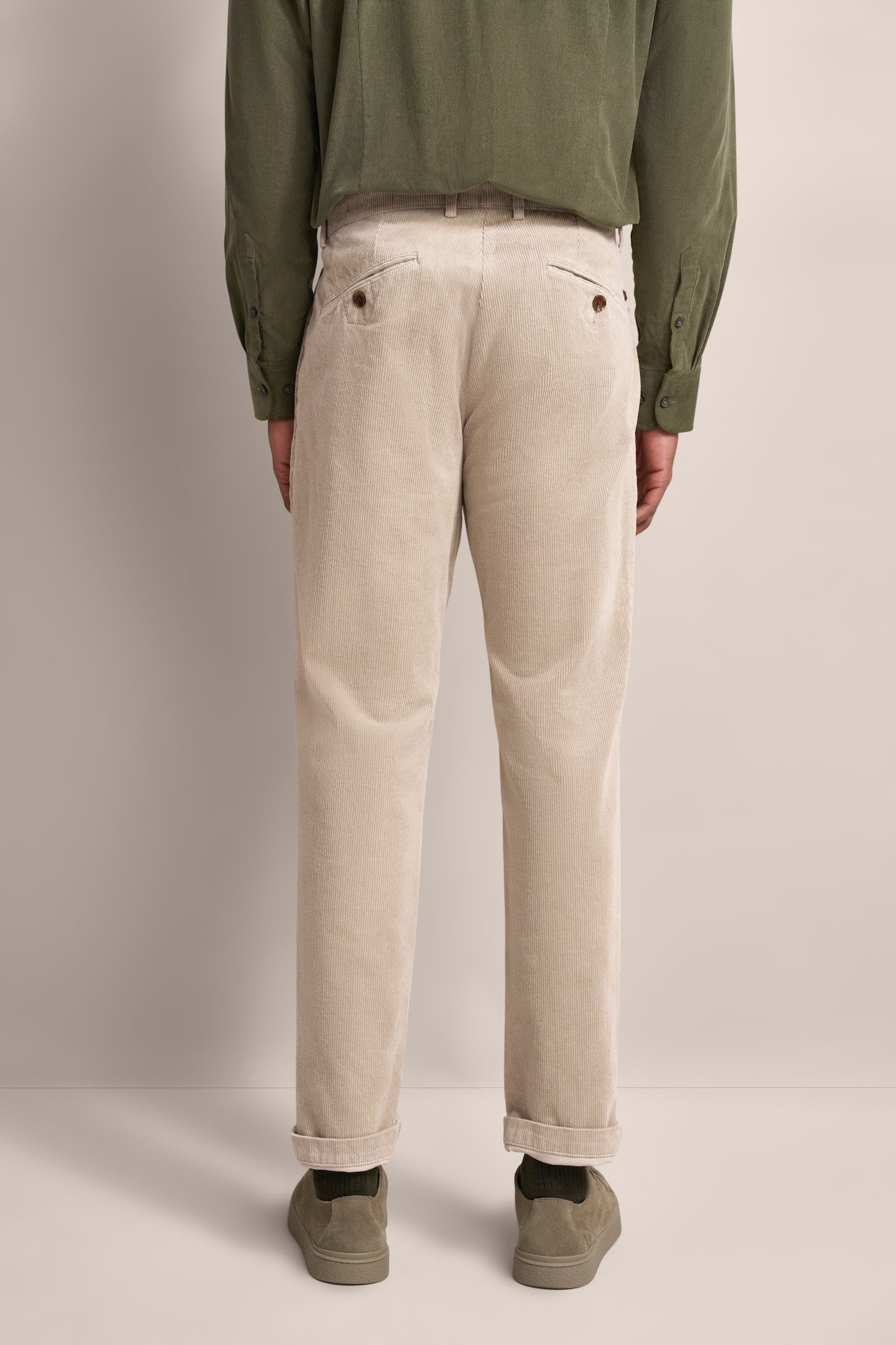 Bugatti Cordbroek van elastisch katoen