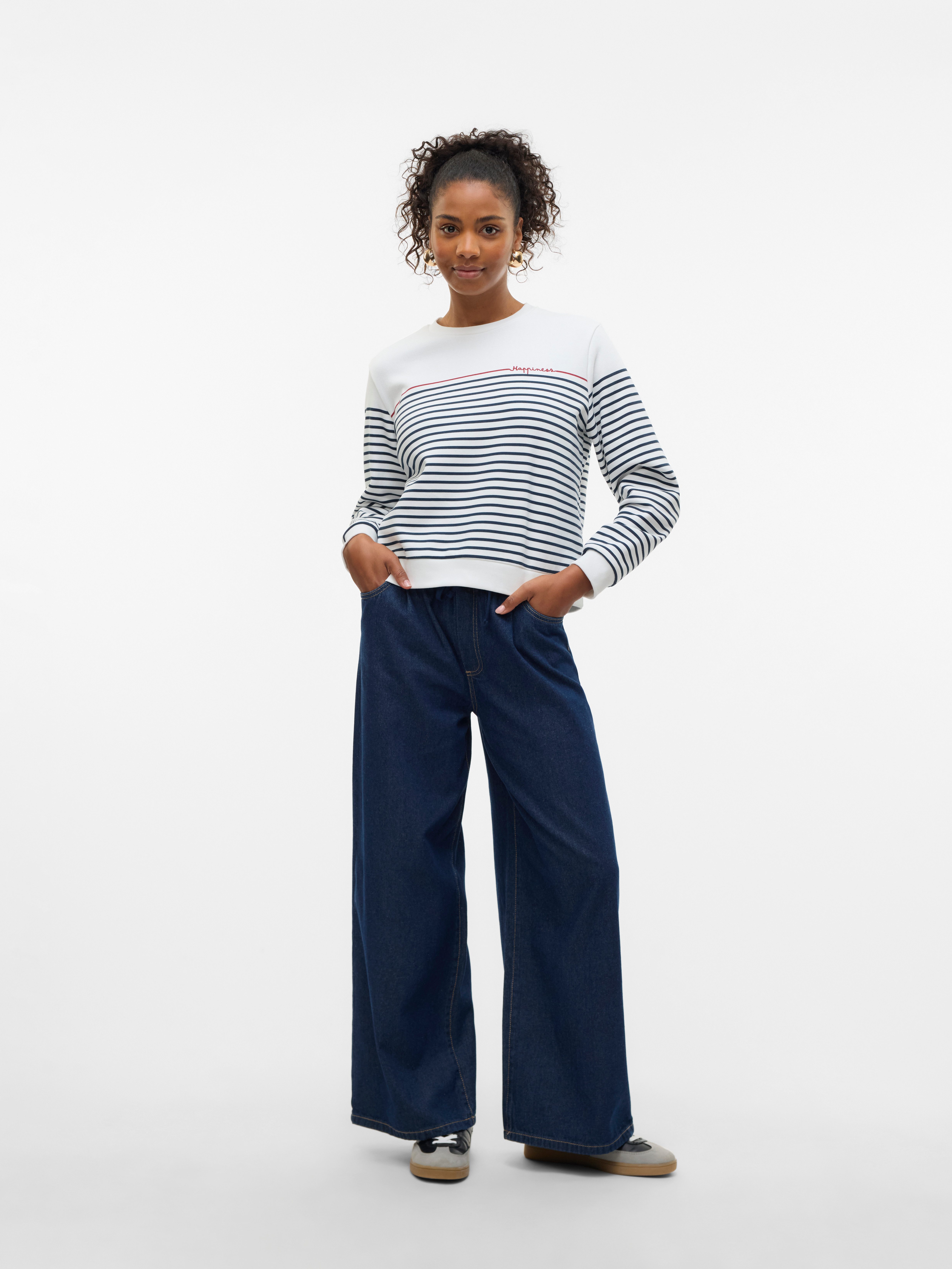 Vero Moda Sweatshirt VMFERNANDA LS SWEAT BOX JRS GA
