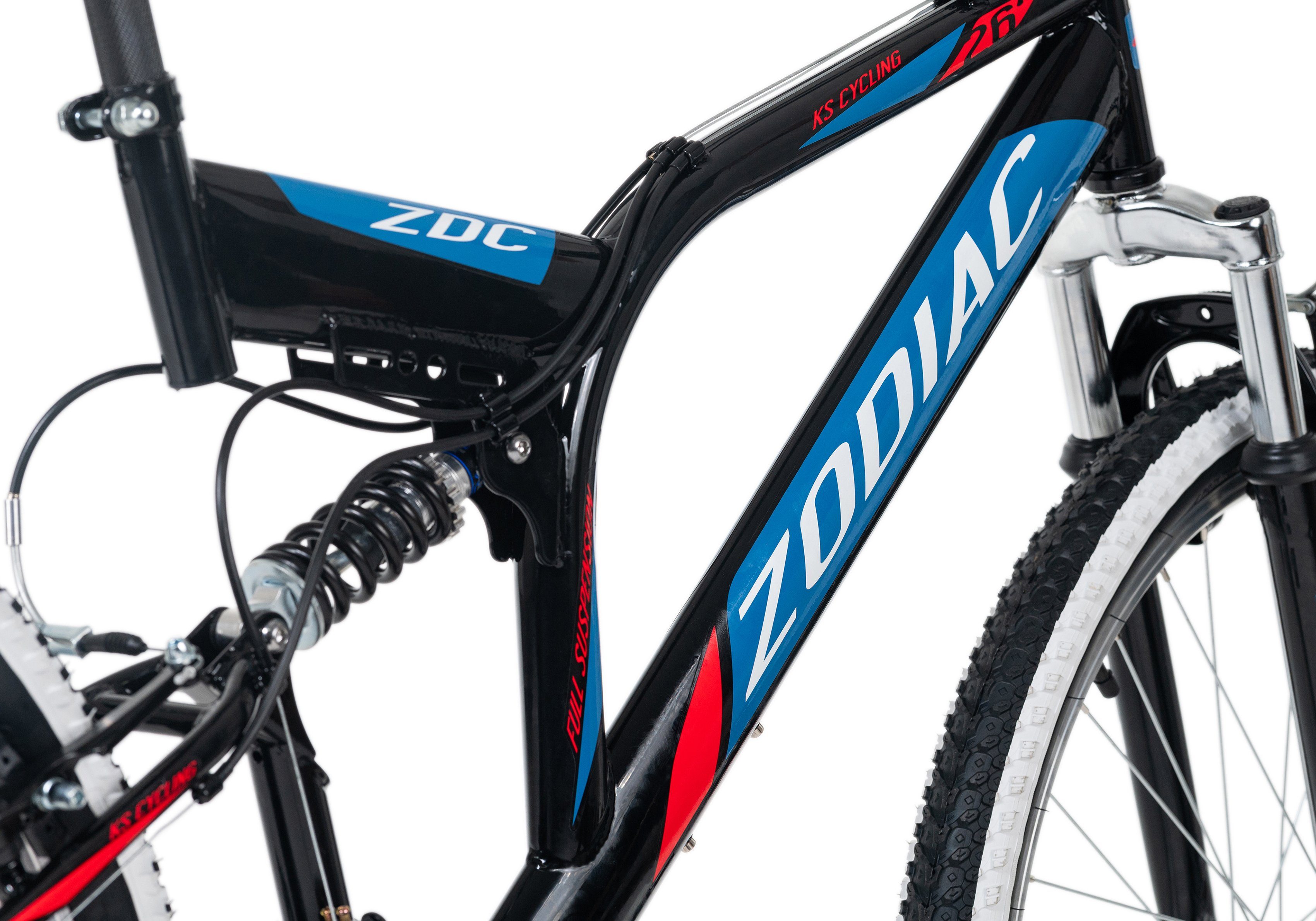 KS Cycling Mountainbike Zodiac voor dames en heren, kettingversnelling