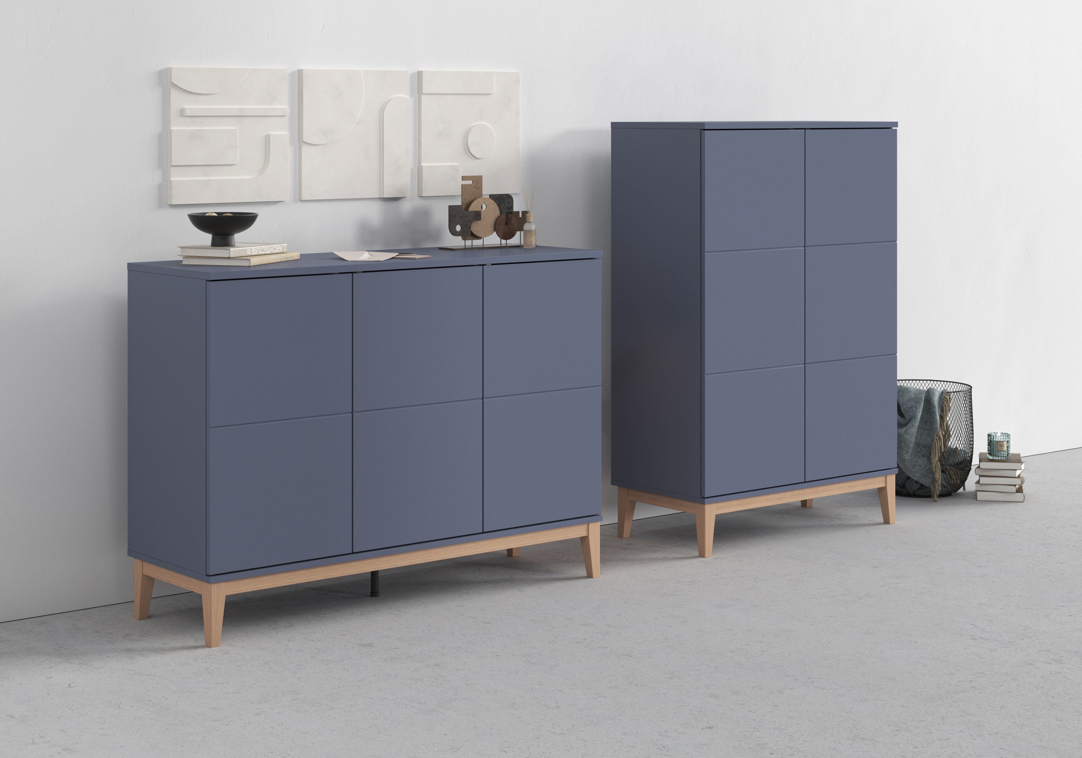 andas Highboard Maryd Hoge commode met onderstel in houtlook (1 stuk)