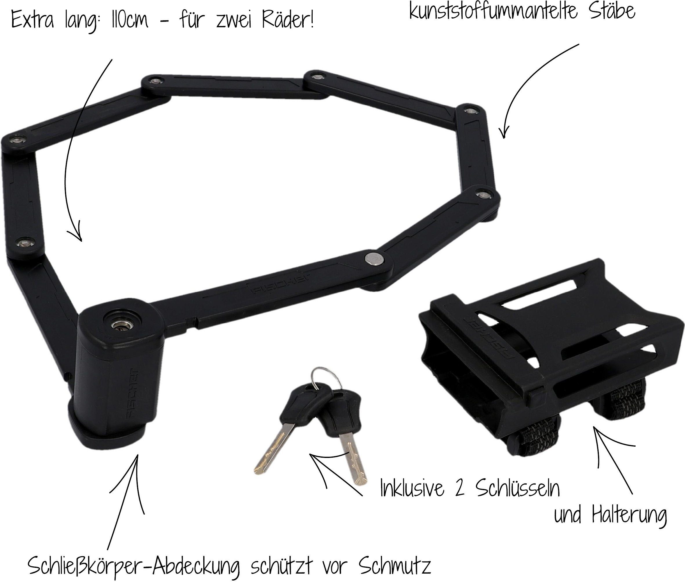 Fischer Vouwslot 110 cm XL met houder (3-delig)