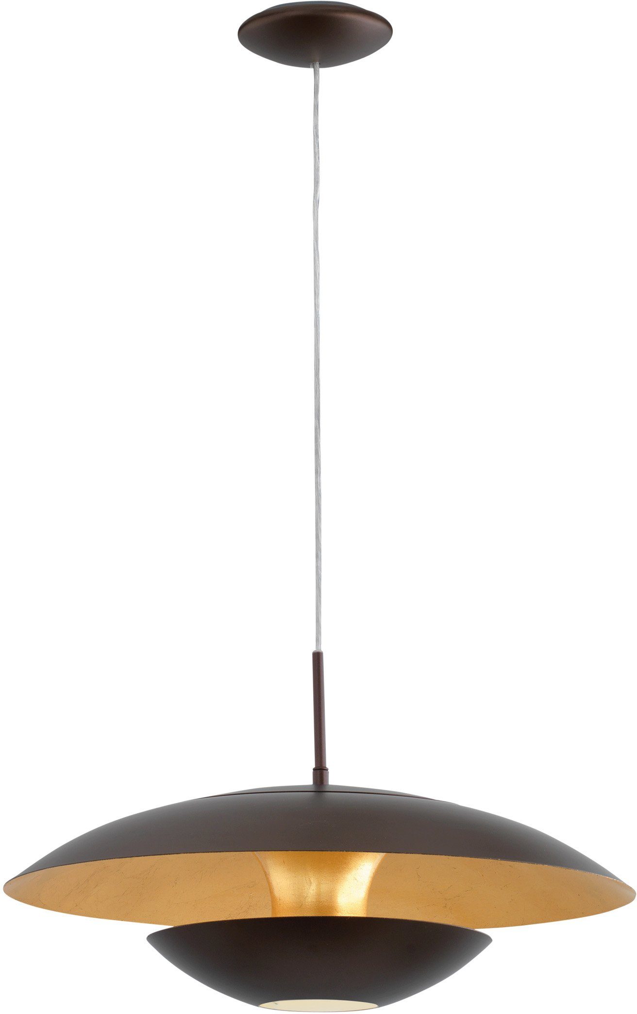 EGLO Hanglamp NUVANO Hanglamp, staal, IP20, E27, eettafellamp, retro, hanglamp