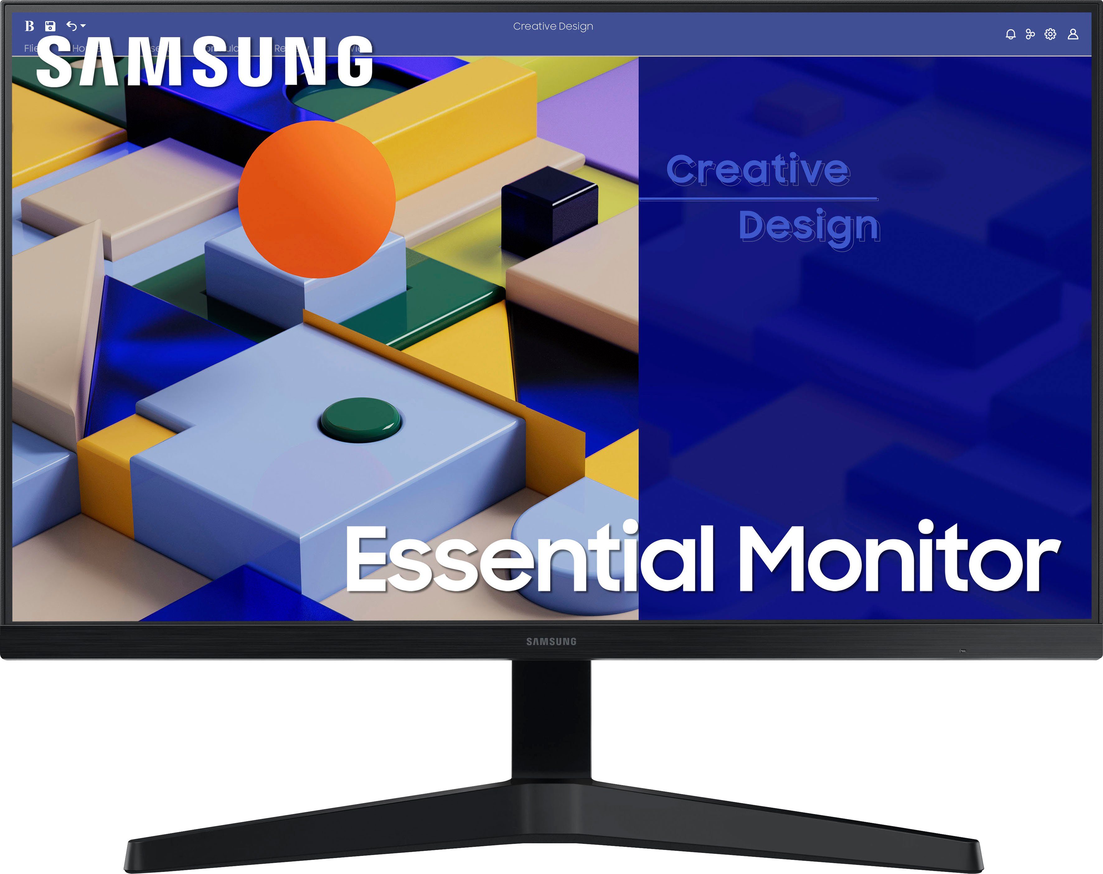 Samsung Lcd-monitor S24C314, 60,4 cm / 24 ", Full HD