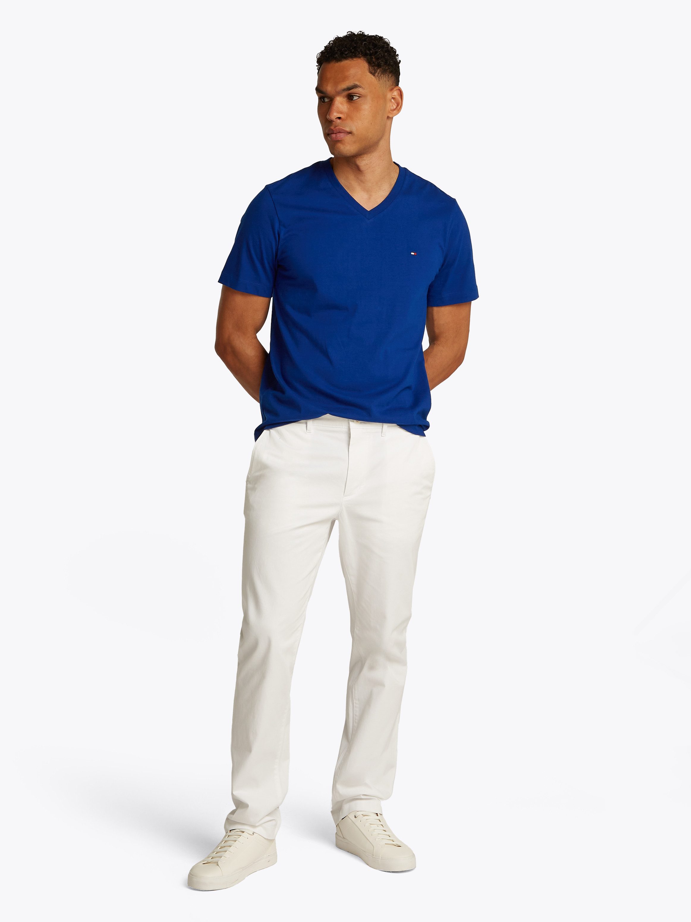Tommy Hilfiger Shirt met V-hals ESSENTIAL V-NECK TEE