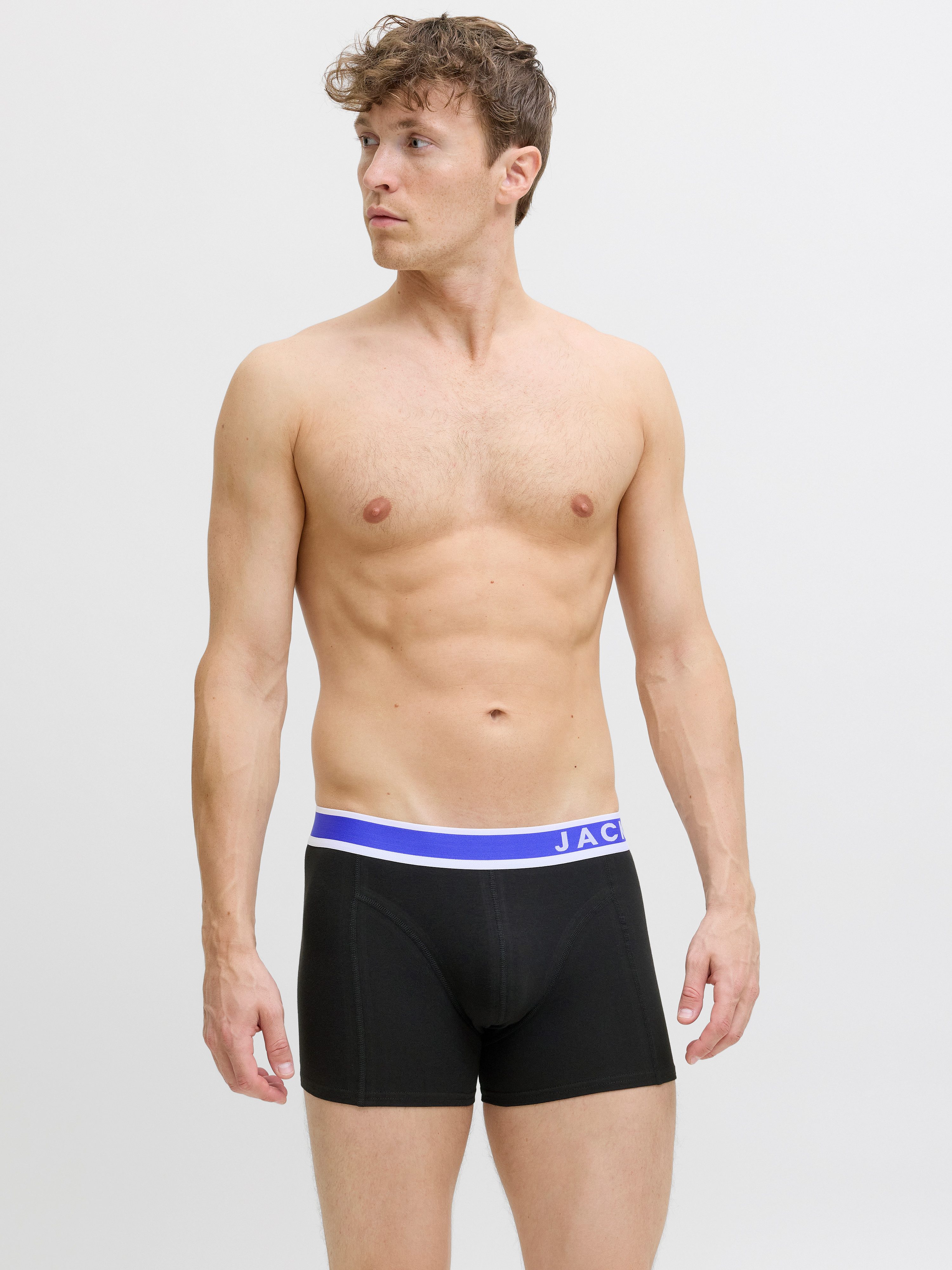 Jack & Jones Trunk JACEASTON SOLID TRUNKS 3 PACK SN (set, 3 stuks)