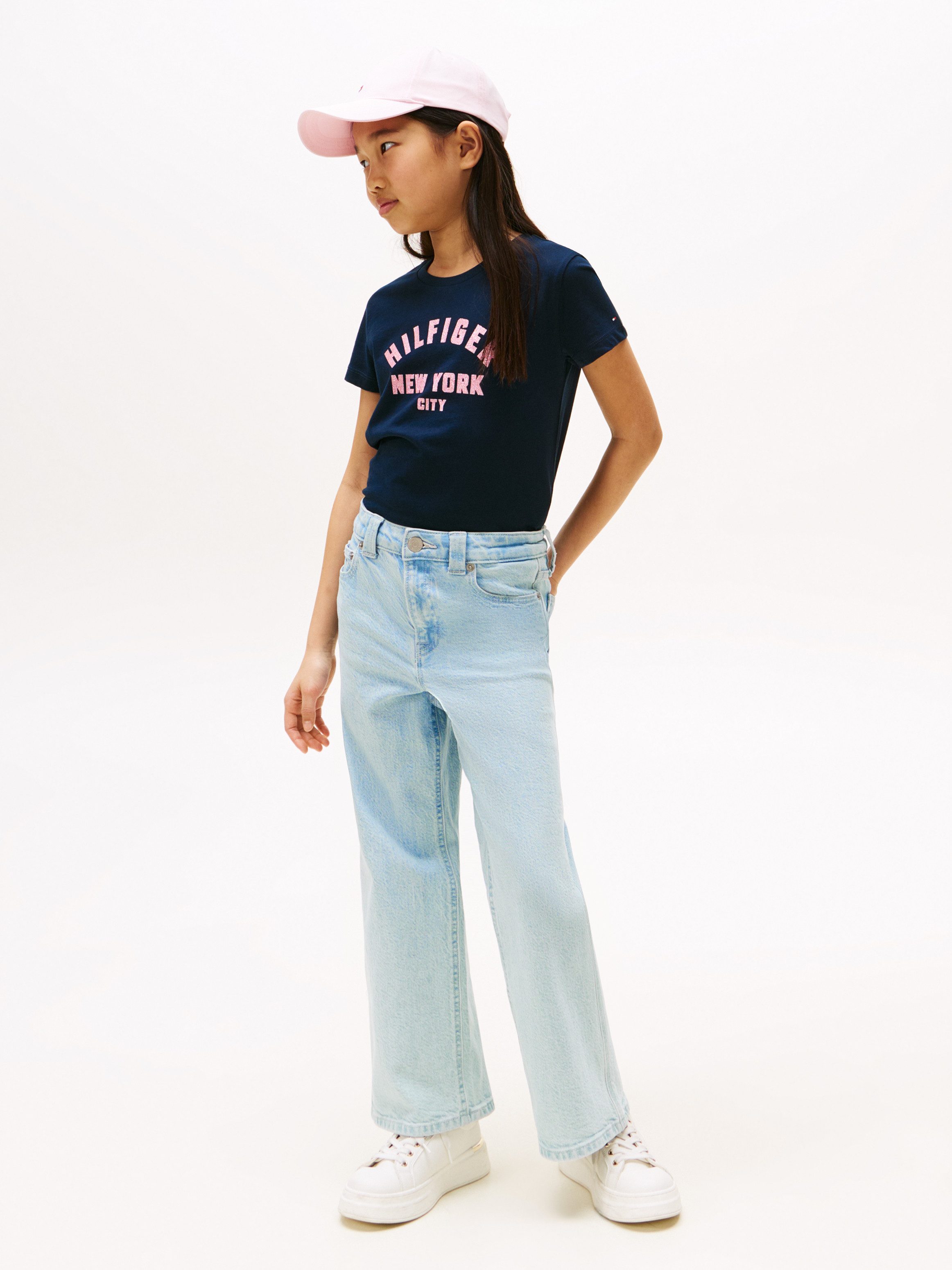 Tommy Hilfiger T-shirt HILFIGER GRAPHIC T-SHIRT voor kinderen tot 16 jaar, met grote print