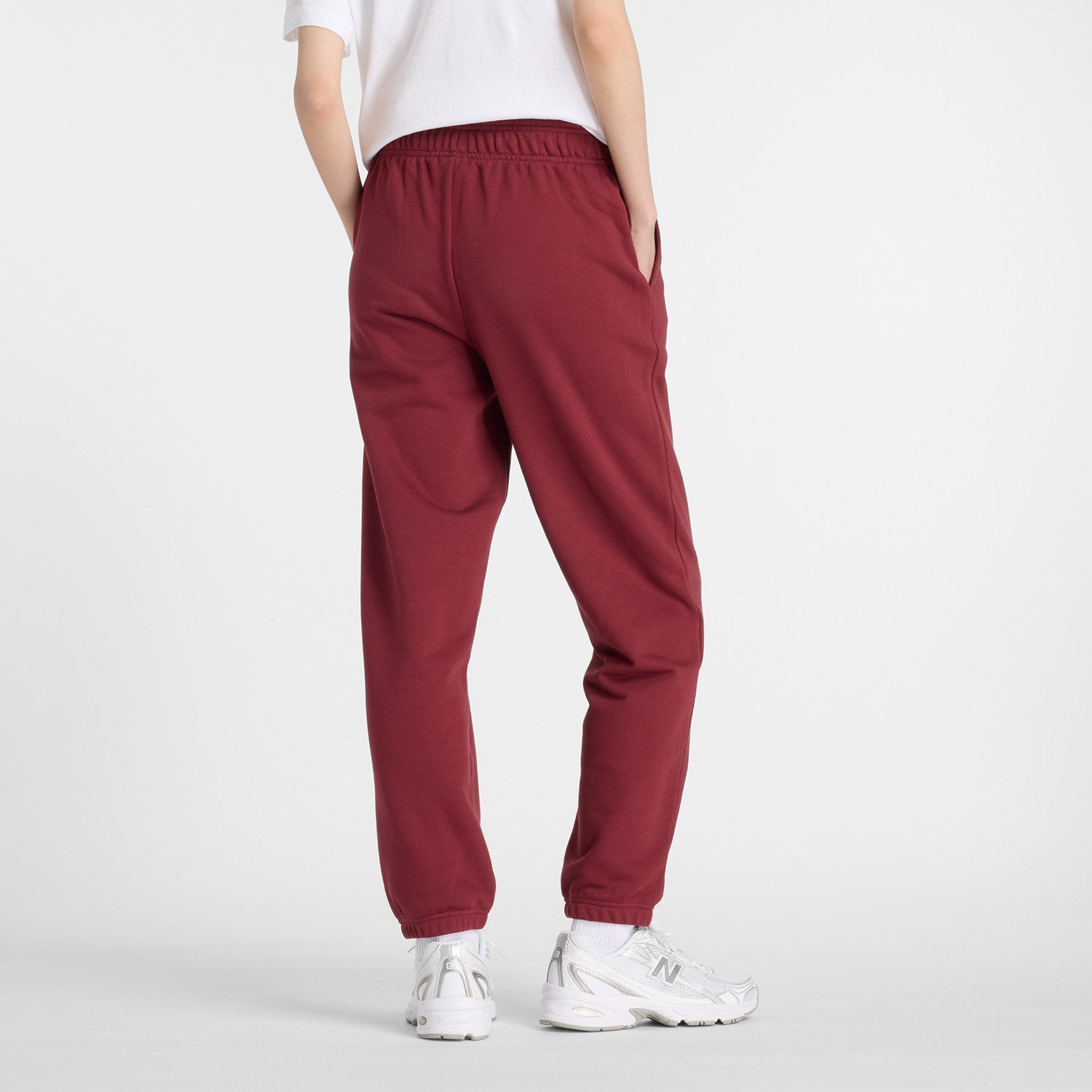New Balance Joggingbroek Sport Essentials French Terry JoggerONARCH BURGUNDY