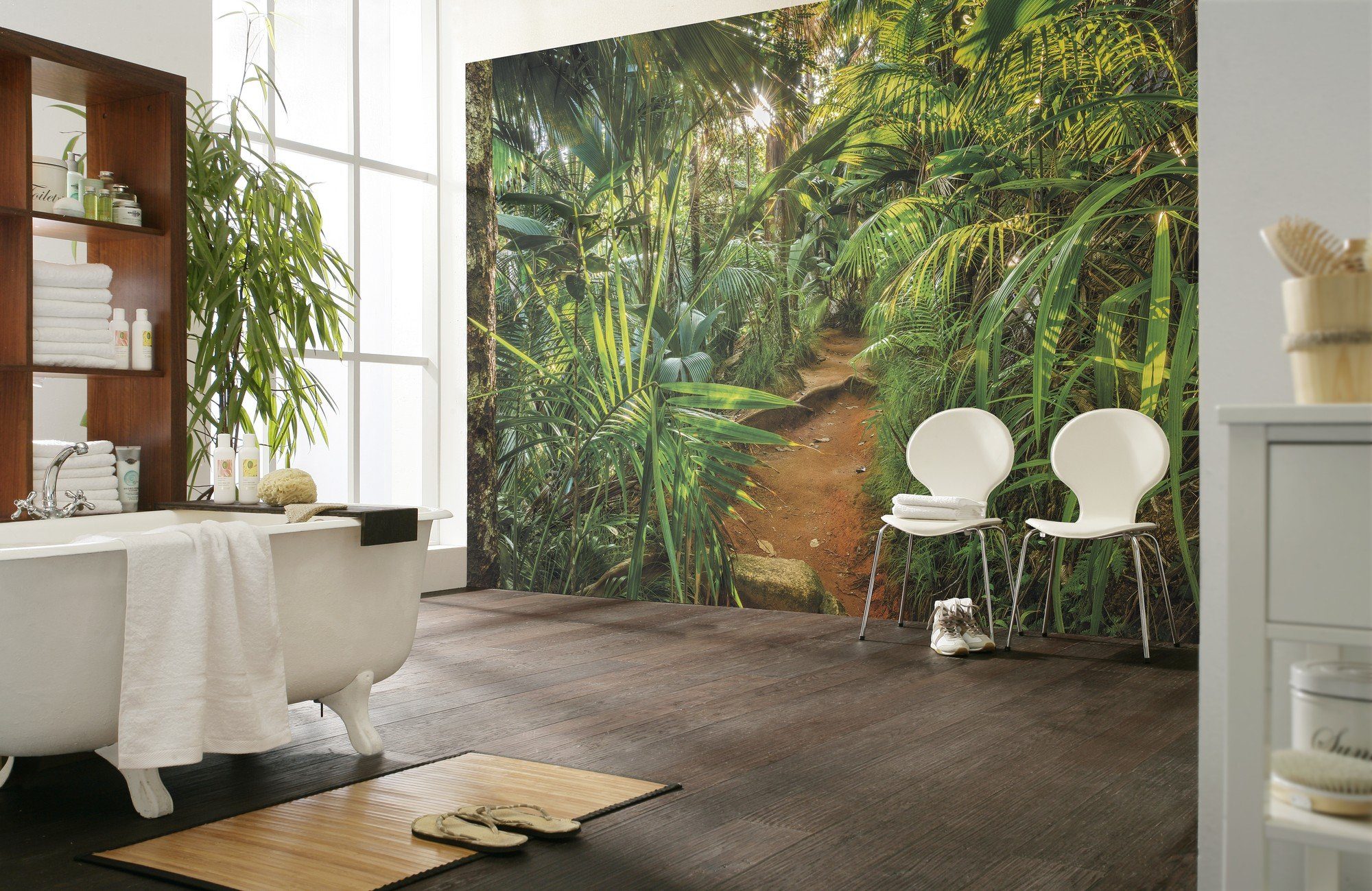 Komar Fotobehang Jungle Trail - Afmeting 368 x 254 cm (1 stuk)