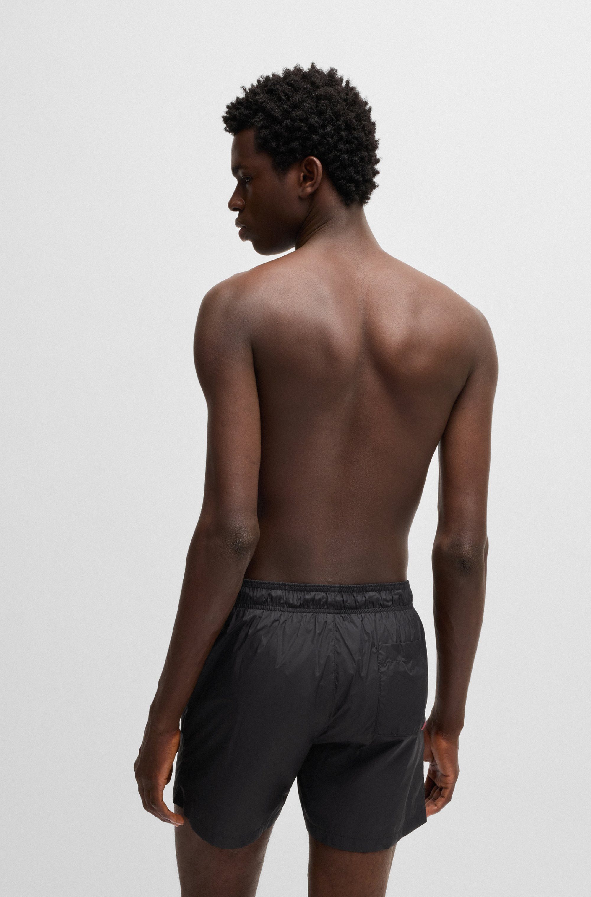 HUGO underwear Zwembroek Haïti met merknaam op het koord
