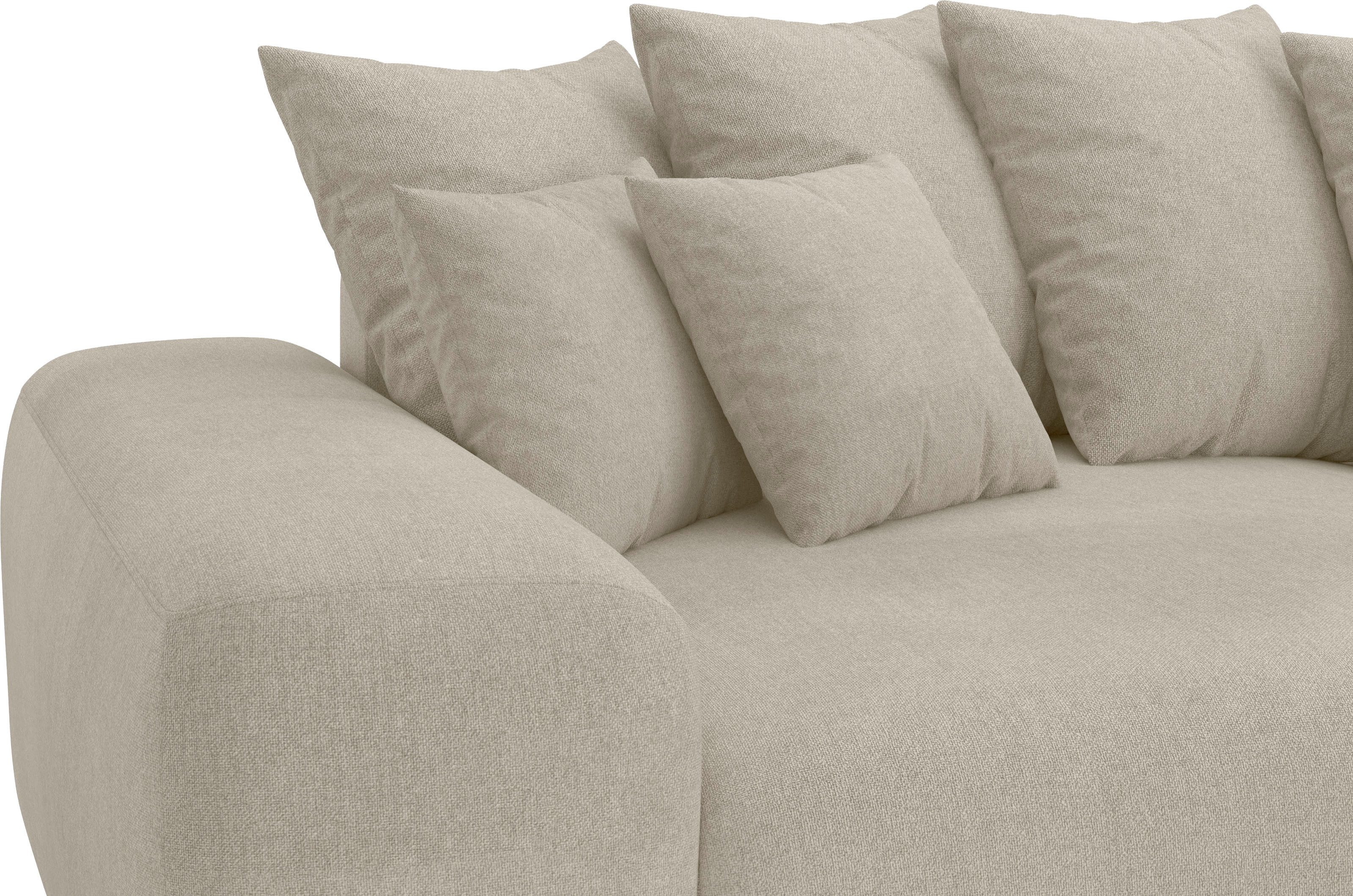 Mr. Couch Hoekbank Sundance L-vorm Doorlopende slaper met EasyBett-slaapfunctie, bedlade