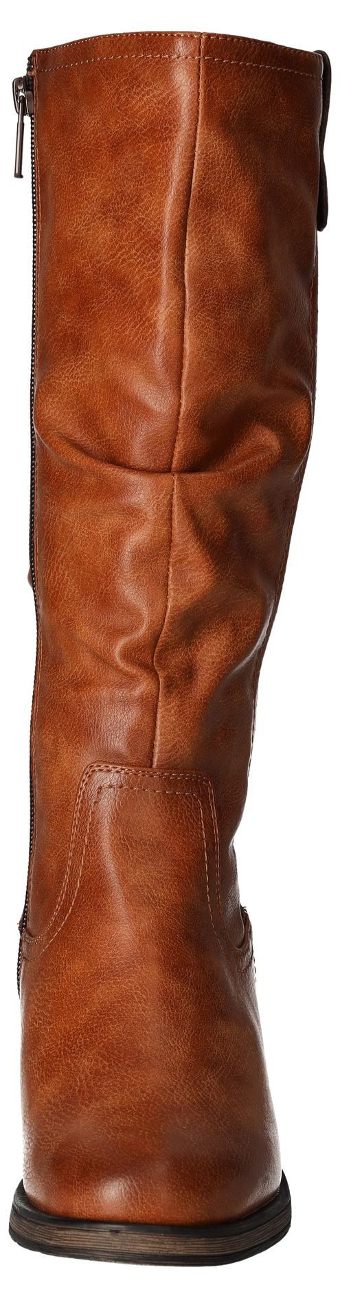 Mustang Shoes Winterlaarzen long shaft boots, block heel, with gathers at the slouchy shaft