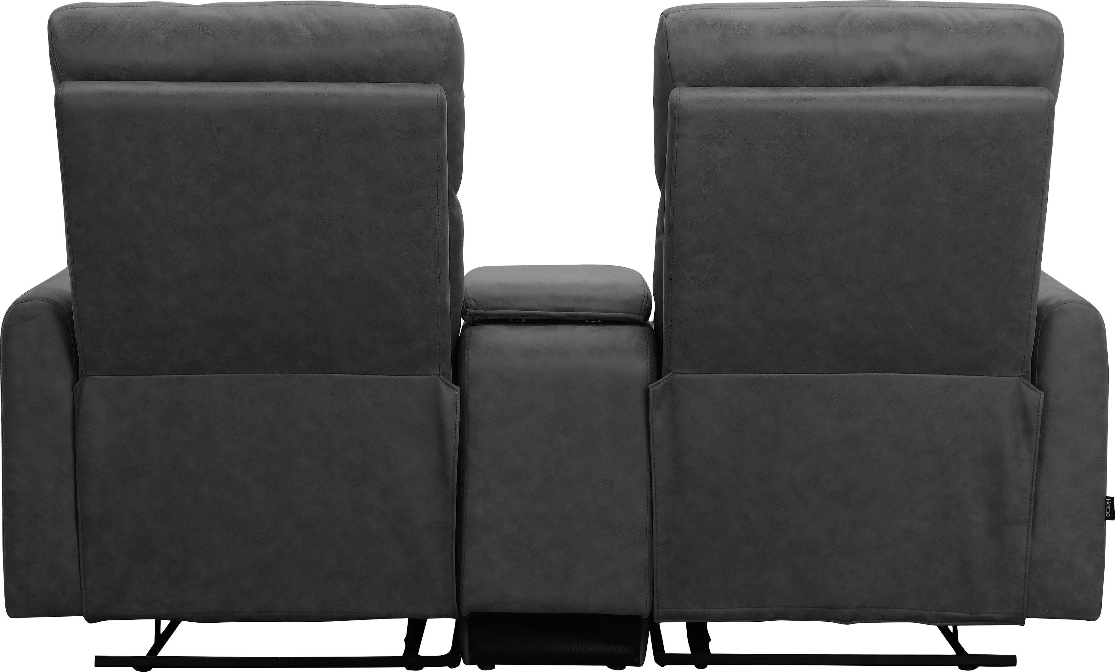 Home affaire 2-zitsbank Daoulas, 2-zits bioscoopbank, TV-fauteuil, multimedia bank