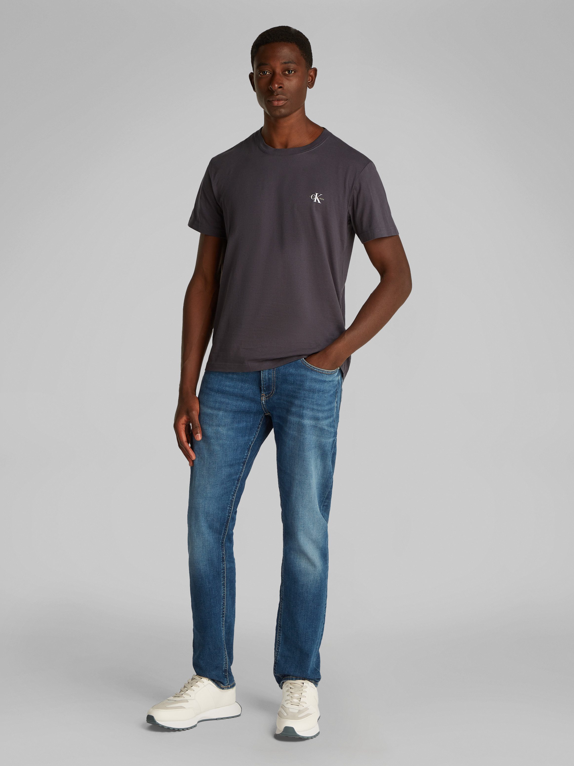 Calvin Klein T-shirt 2 PACK MONOLOGO (Set van 2)