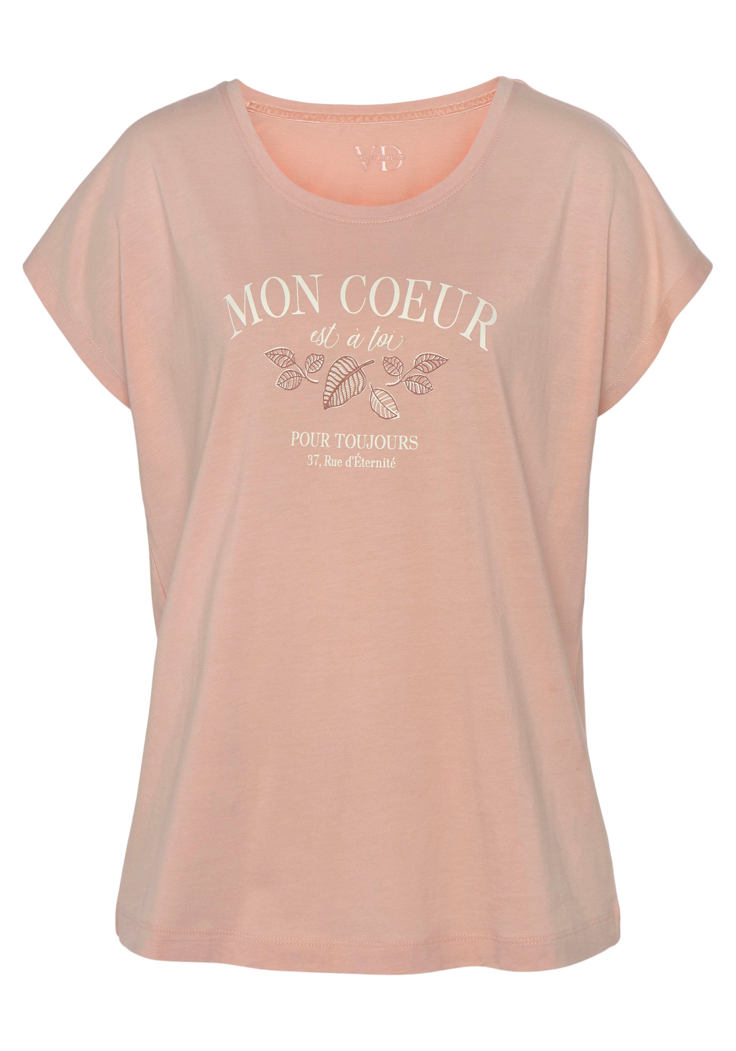 Vivance Dreams Pyjama top met herfstige frontprint