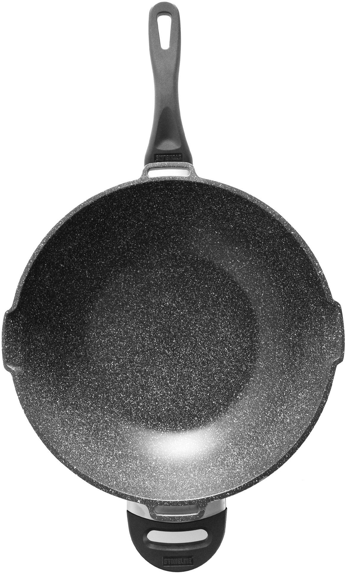 STONELINE Wok Future Ø 32 cm, afneembare grepen, inductie