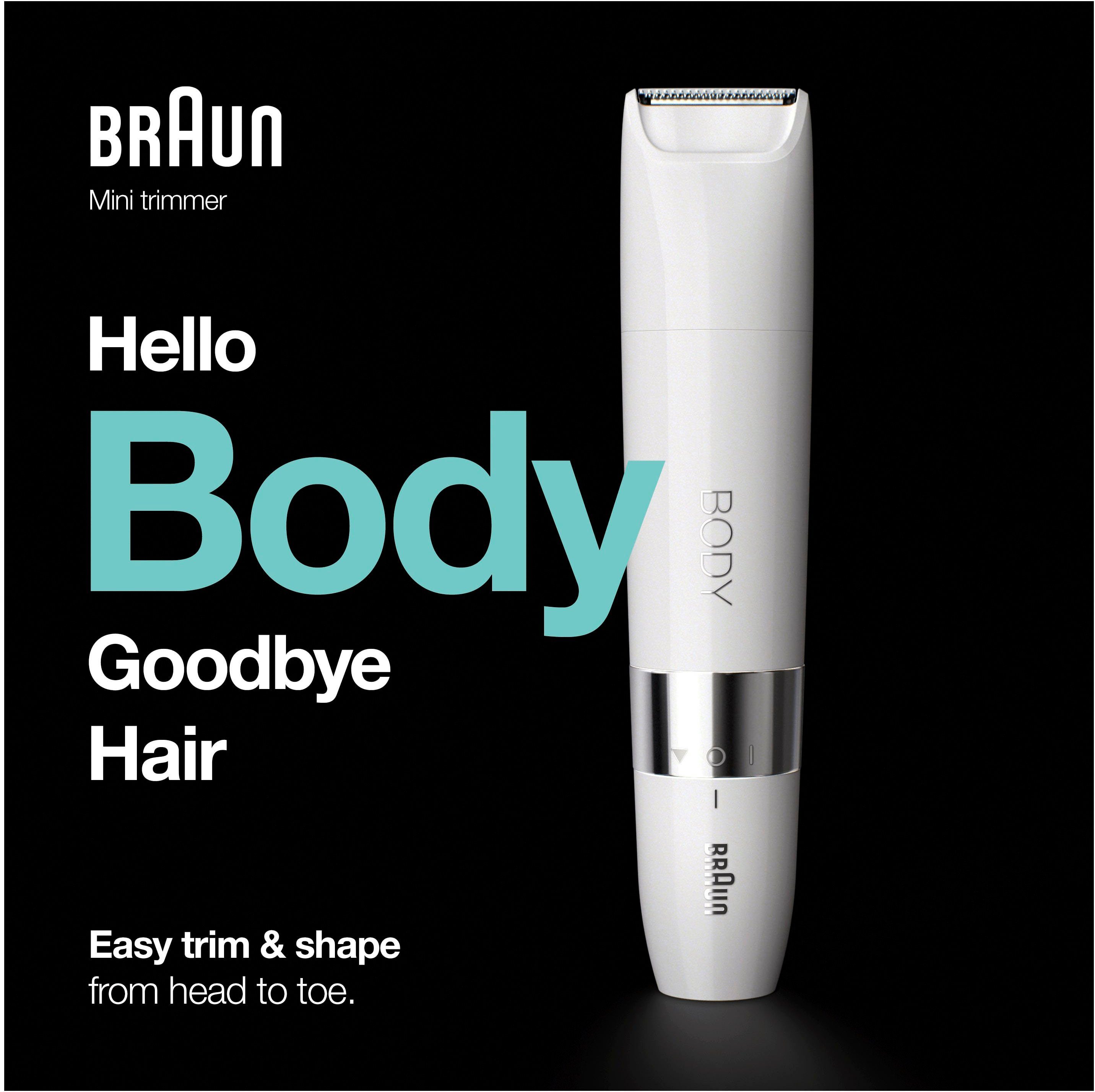 Braun Ladyshave Mini Body-& Bikini-Trimmer BS1000