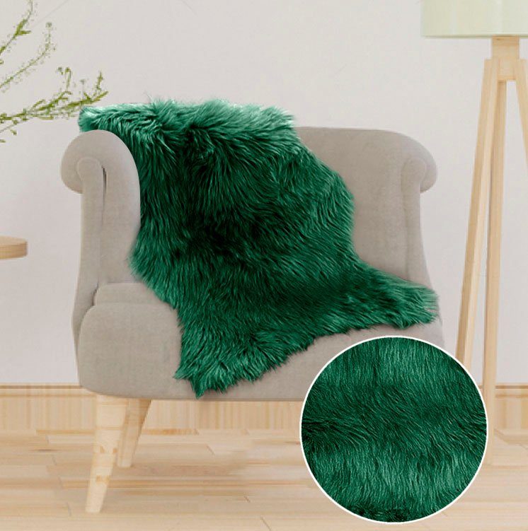 my home Hoogpolig vloerkleed Valeria schapenvacht tapijt knuffelig Imitatiebont, vachtmodel, zachte vloerkleden, slaapkamer, woonkamer