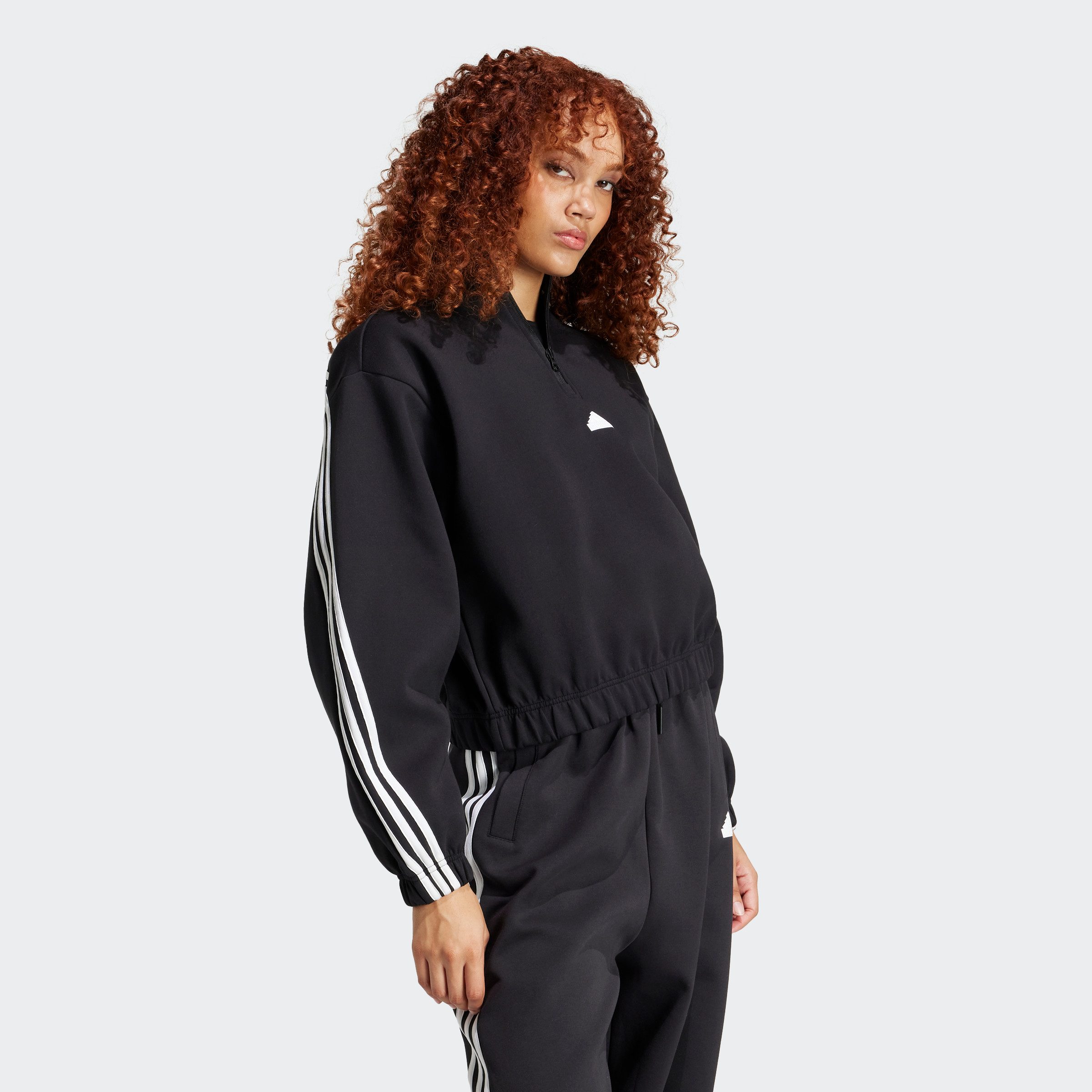 adidas Sportswear Sweatvest W FI 3S QZ (1-delig)