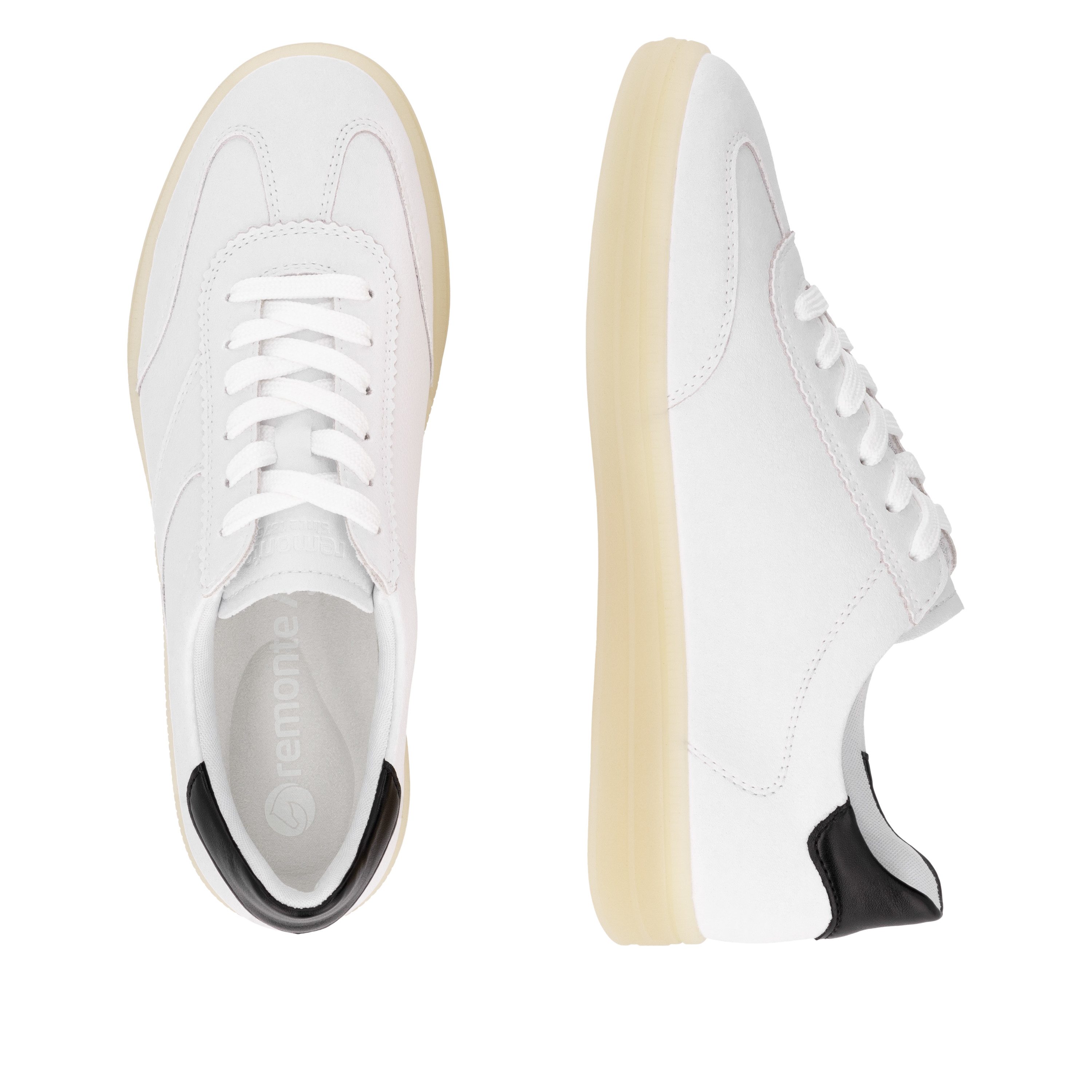 Remonte Sneakers , vrijetijdsschoen, halfschoen, veterschoen met gepolsterde schacht