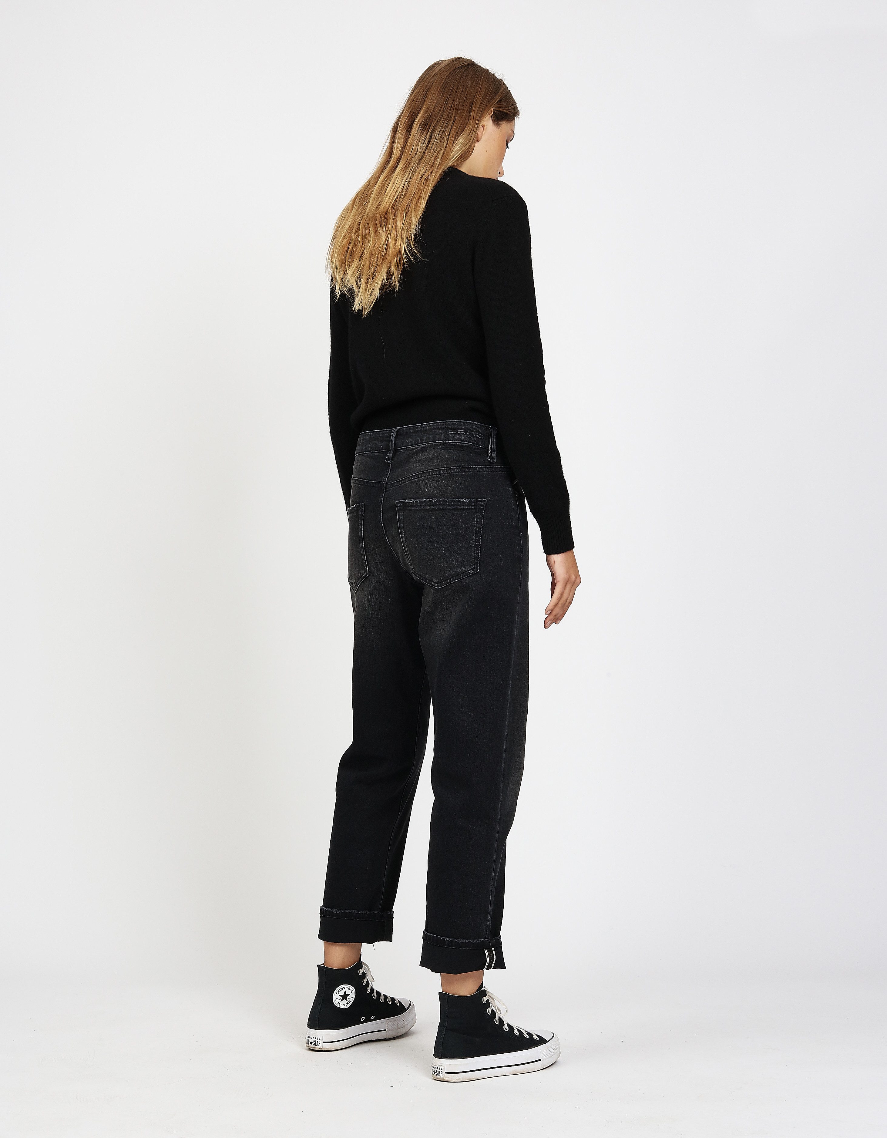 GANG Straight jeans 94Thelma met detail boven de muntzak