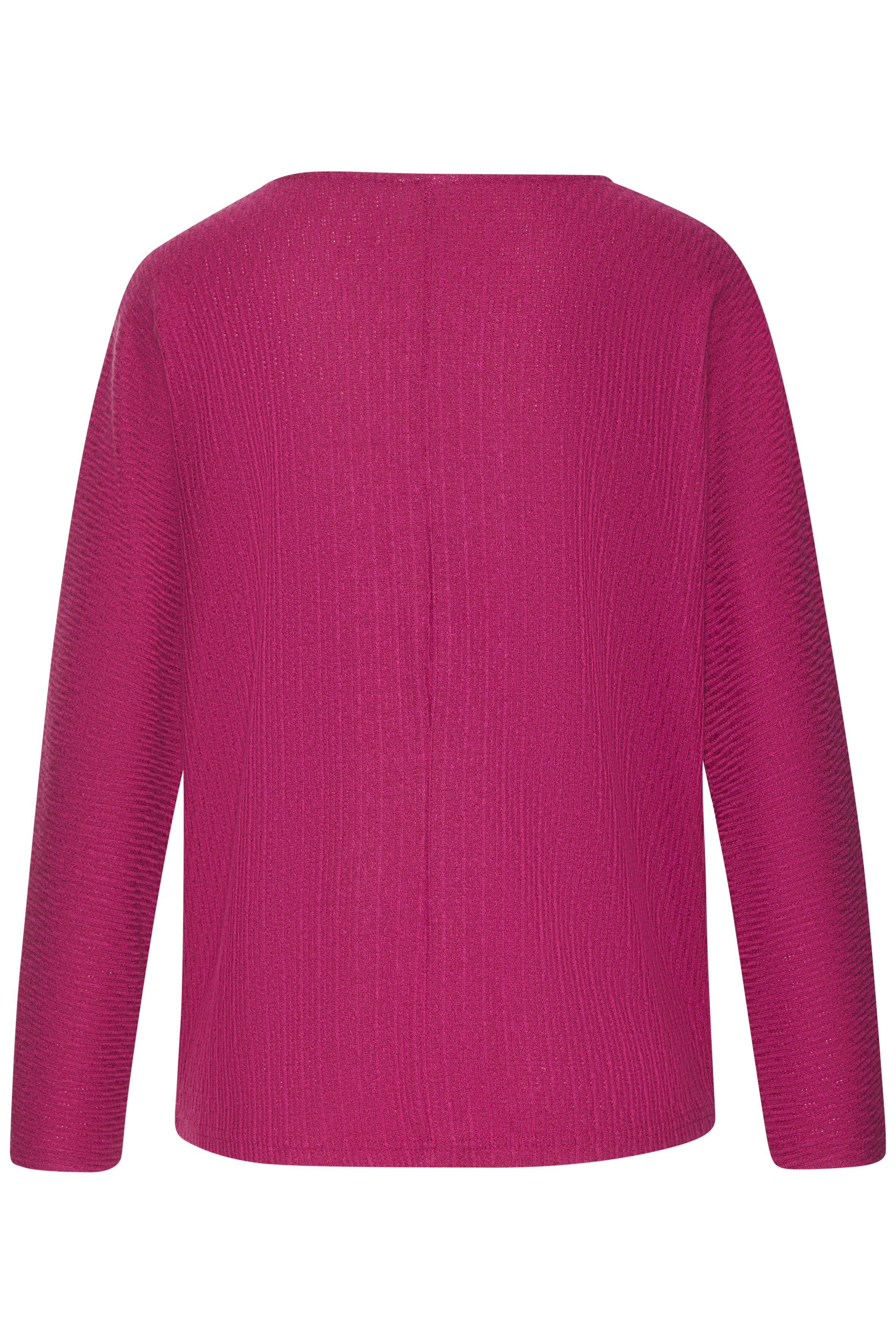 Vivance Shirt met lange mouwen In modieuze structuur-look van onderhoudsvriendelijke breikwaliteit met viscose (Set van 2)
