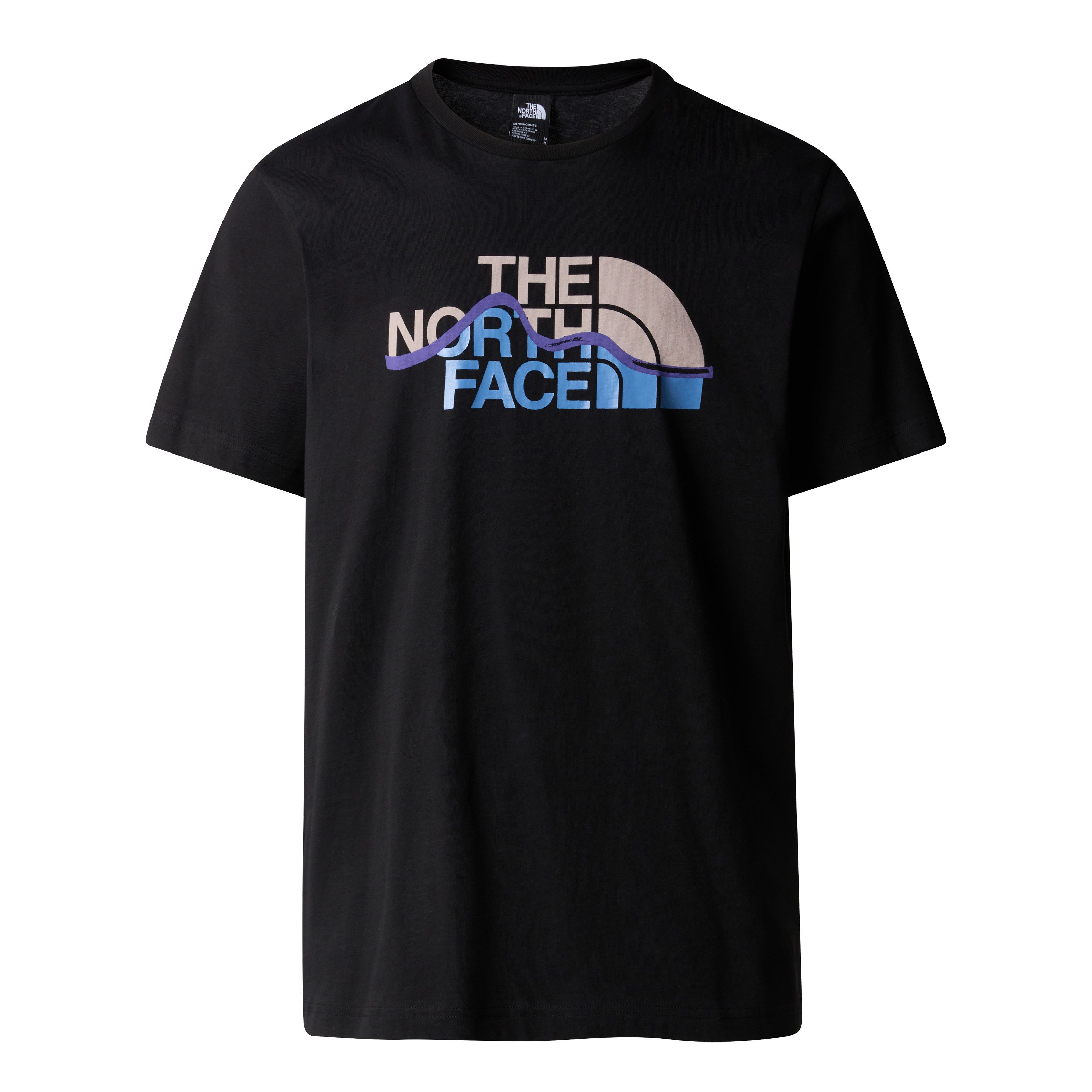 The North Face T-shirt M SS MOUNTAIN LINE TEE (1-delig)