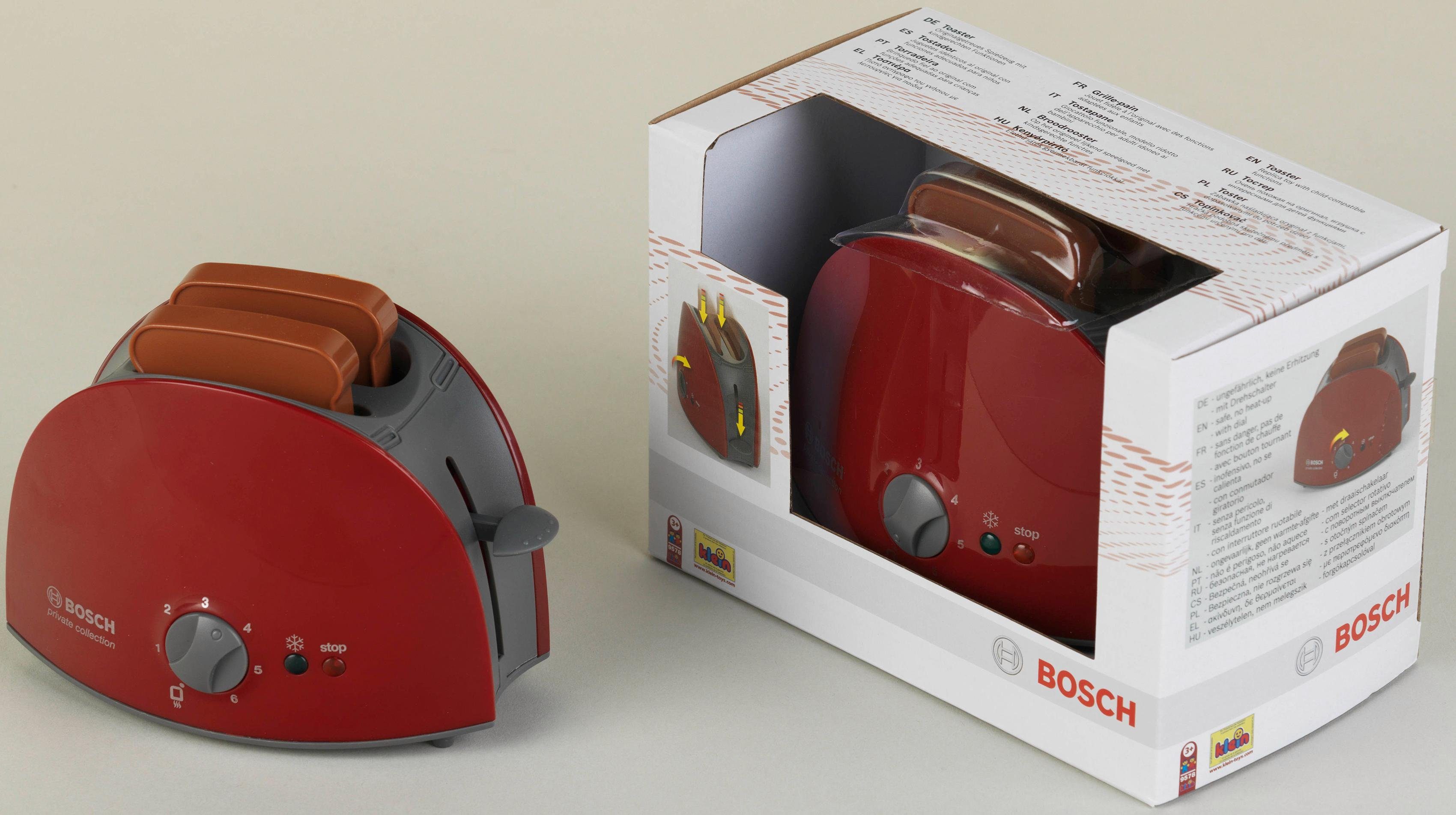 Klein Kinder-toaster Bosch Toaster met draaischakelaar