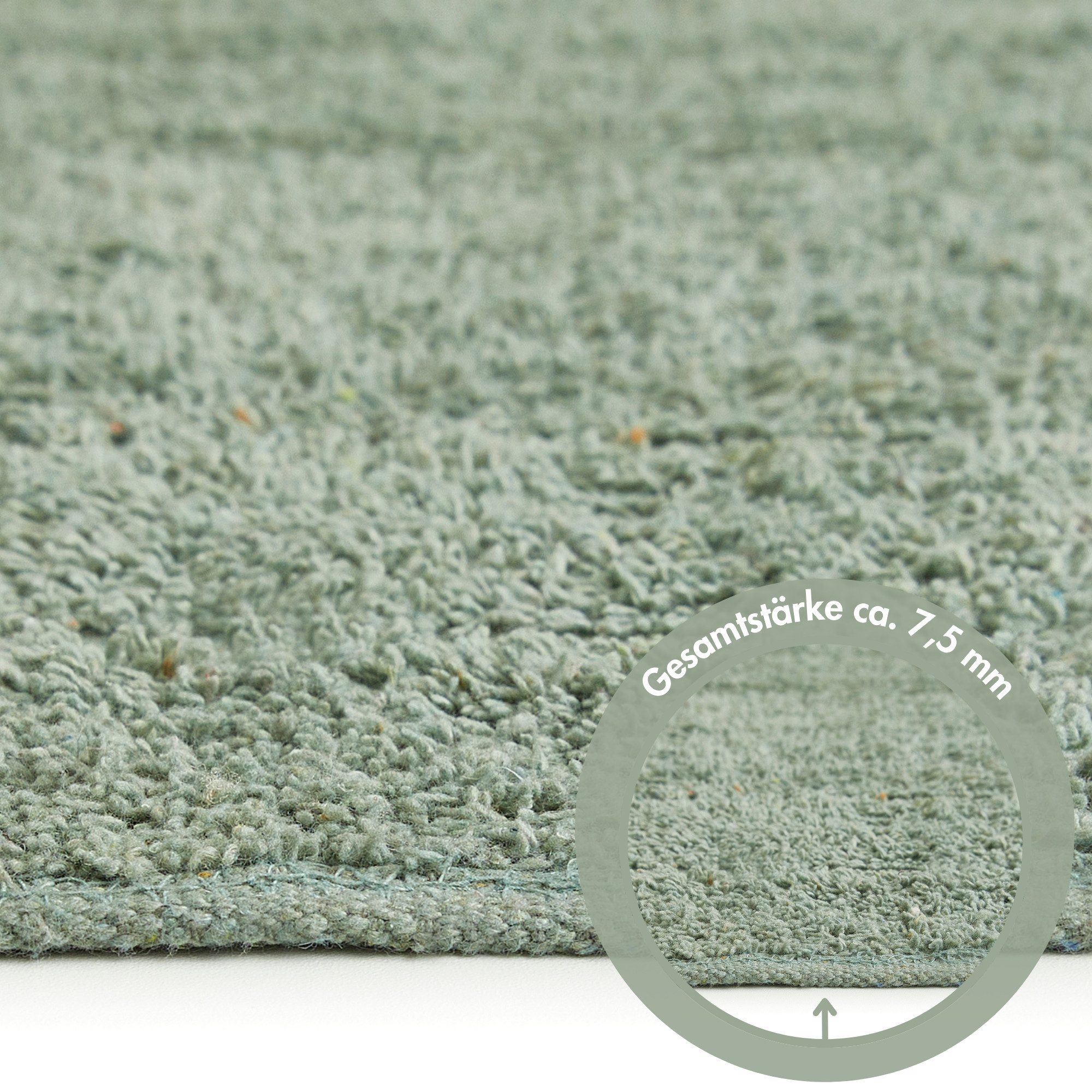 Andiamo Badmat Havanna, 50x80 cm Badmat, effen kleuren, hoog-laag effect, verschillende designs (1 stuk)