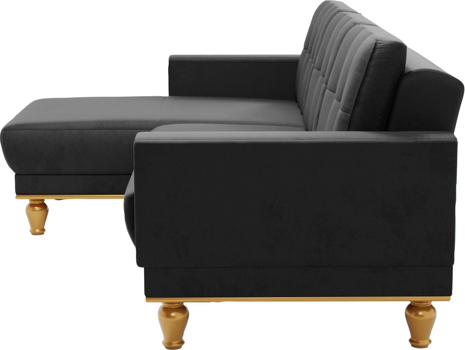 sit&more Hoekbank Orient 5 L-vorm met strassteentjes, naar keuze met slaapfunctie en bedkist