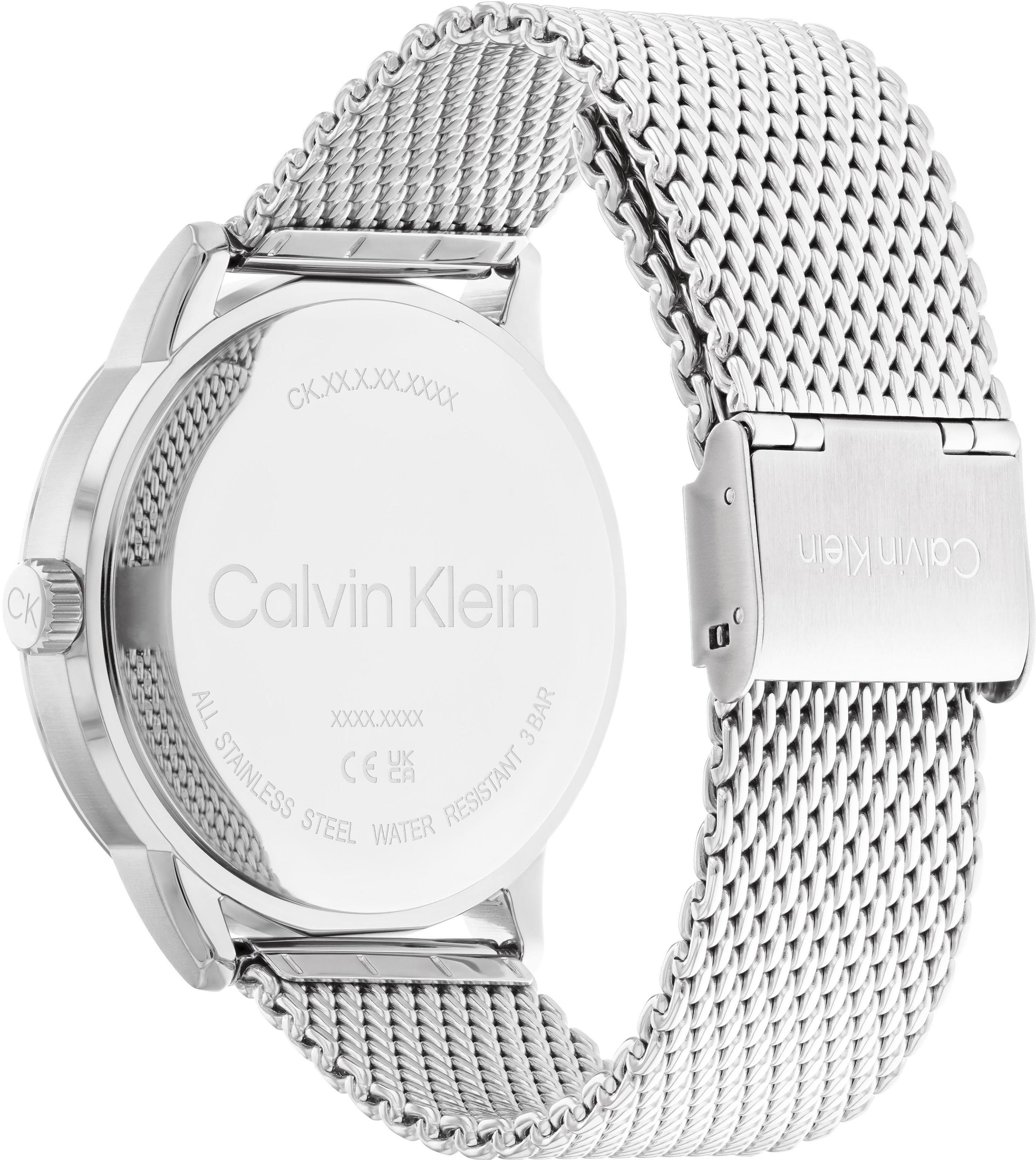 Calvin Klein Multifunctioneel horloge MODERN SKELETON Quartz horloge, armbanduhr, herenhorloge, datum, 12/24-uursweergave