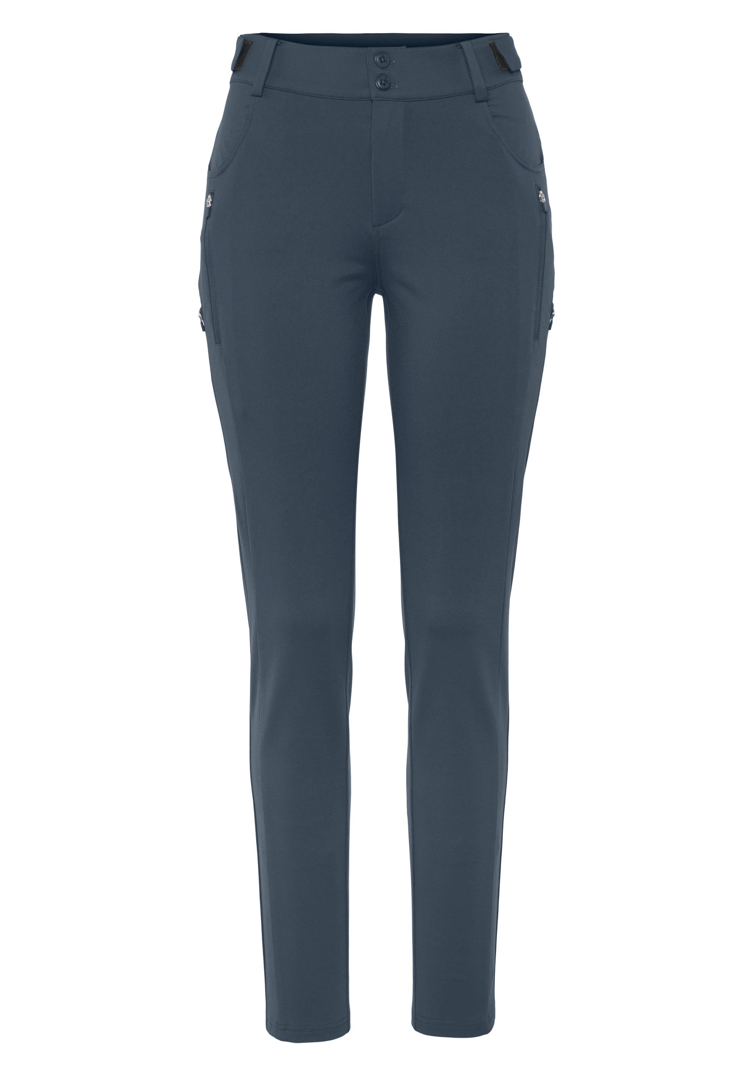 active by Lascana Trekkingbroek Slim fit zacht geruwde binnenkant