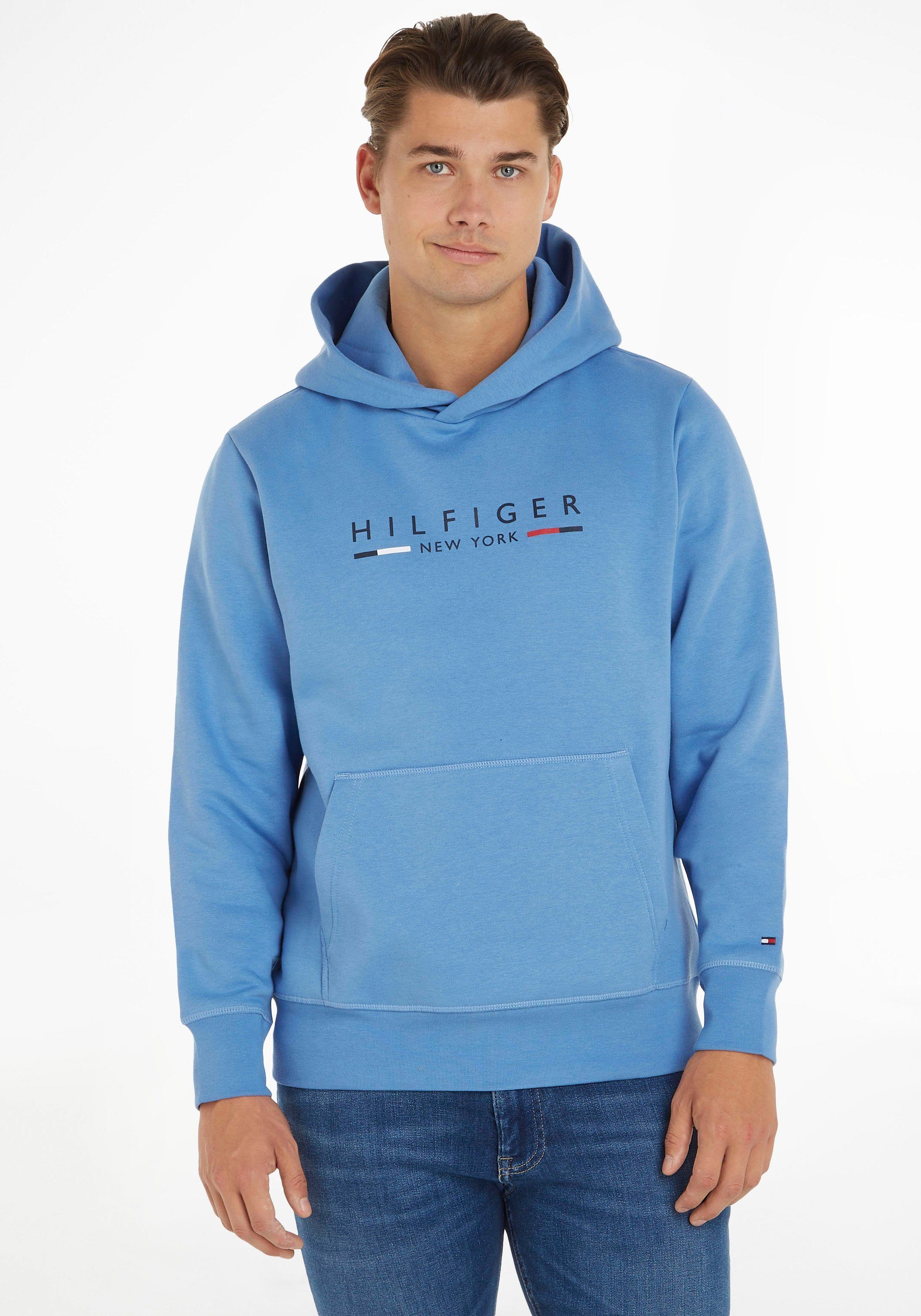 Tommy Hilfiger Hoodie HILFIGER NEW YORK HOODY heren hoodies maat XL blauw