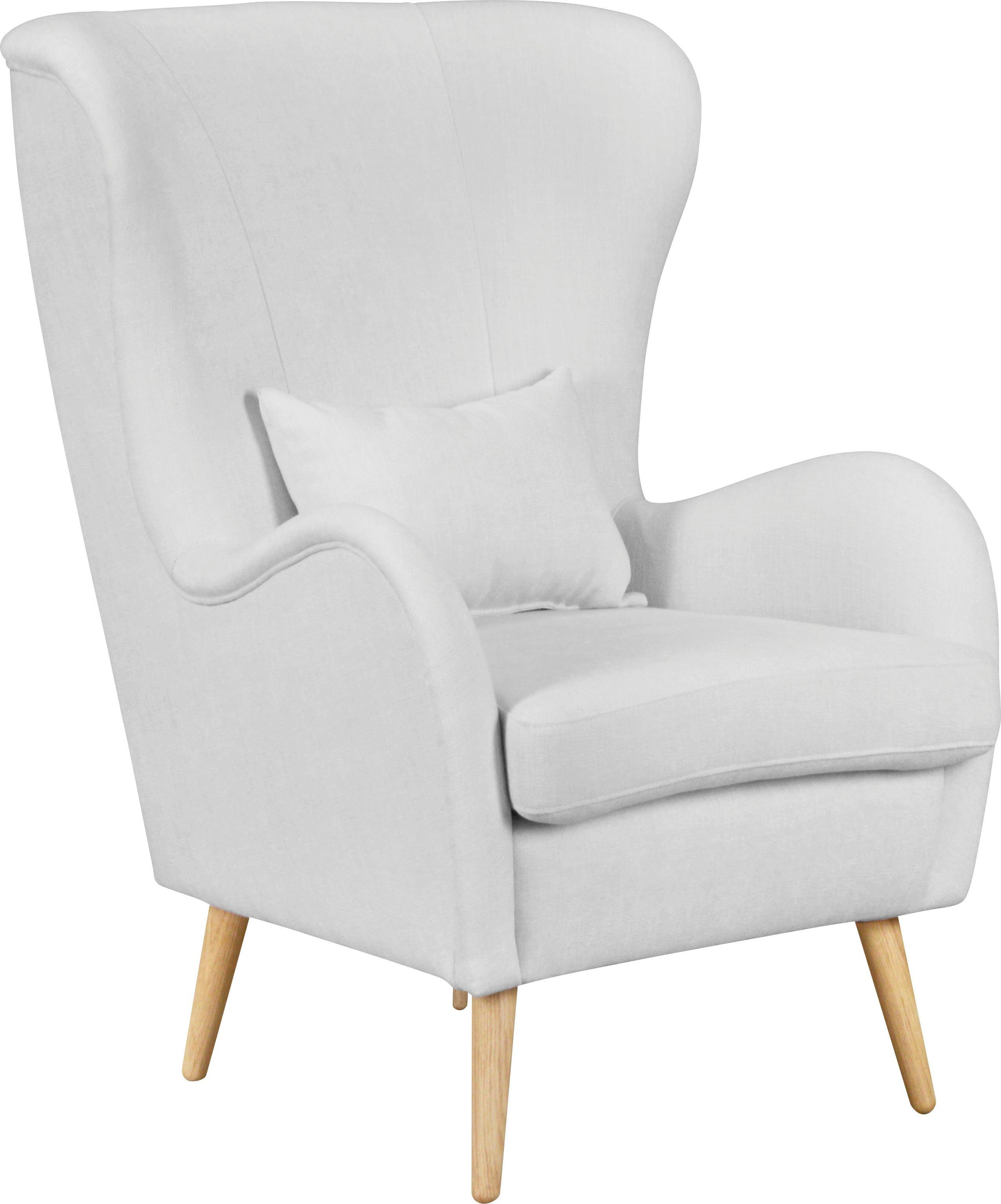 Guido Maria Kretschmer Home&Living Fauteuil Sallito, oorfauteuil, TV-stoel voor woonkamer, ook in velours cord
