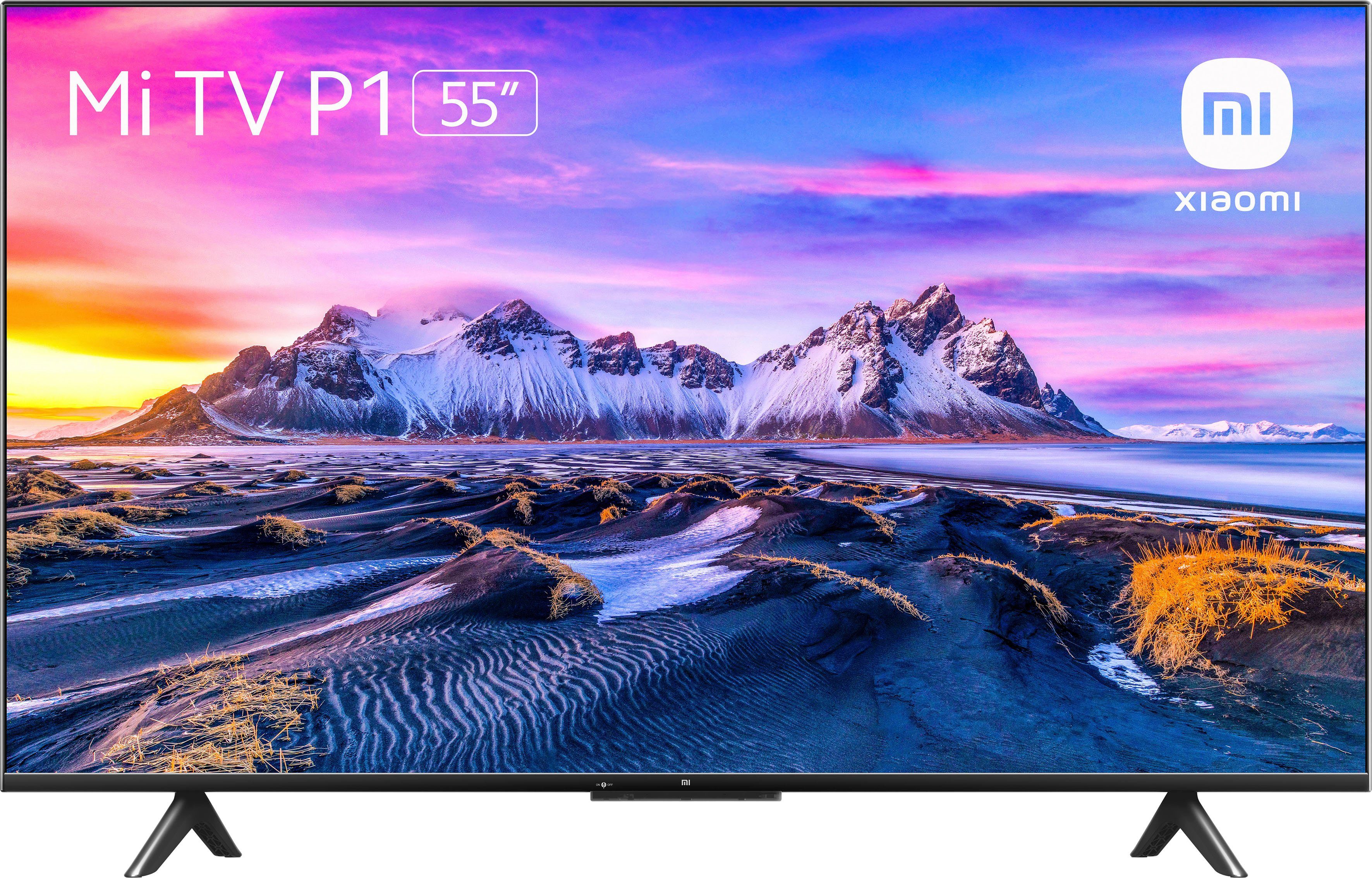 Xiaomi Led-TV L55M6-6AEU, 138 cm / 55", 4K Ultra HD, Smart TV - Android TV, Dolby Vision®, HDR10+, Xiaomi P1 55 inch tv