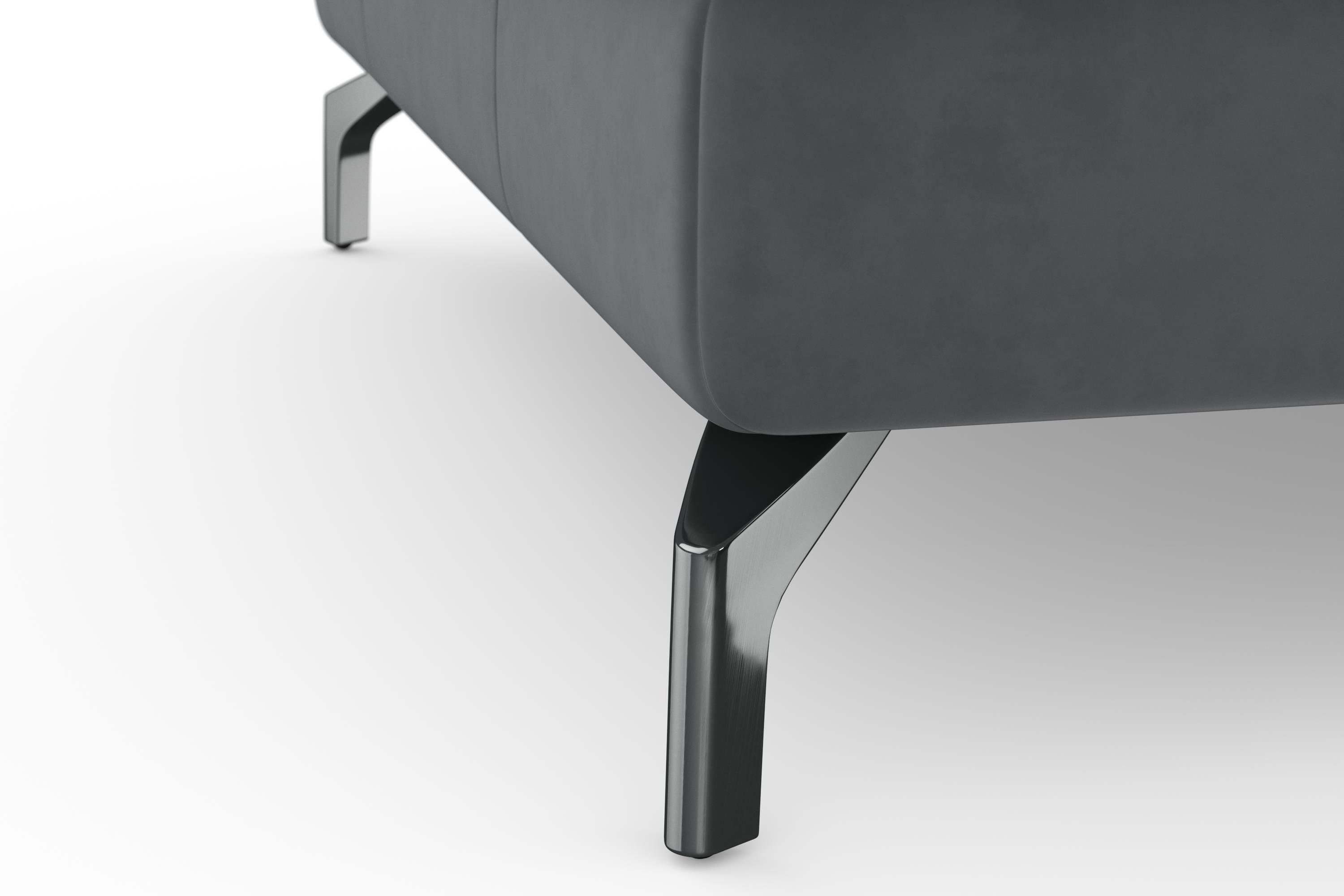 sit&more Zithoek Bendigo U-vorm inclusief zitdiepteverstelling, bodemvrijheid 12 cm, in 2 pootkleuren