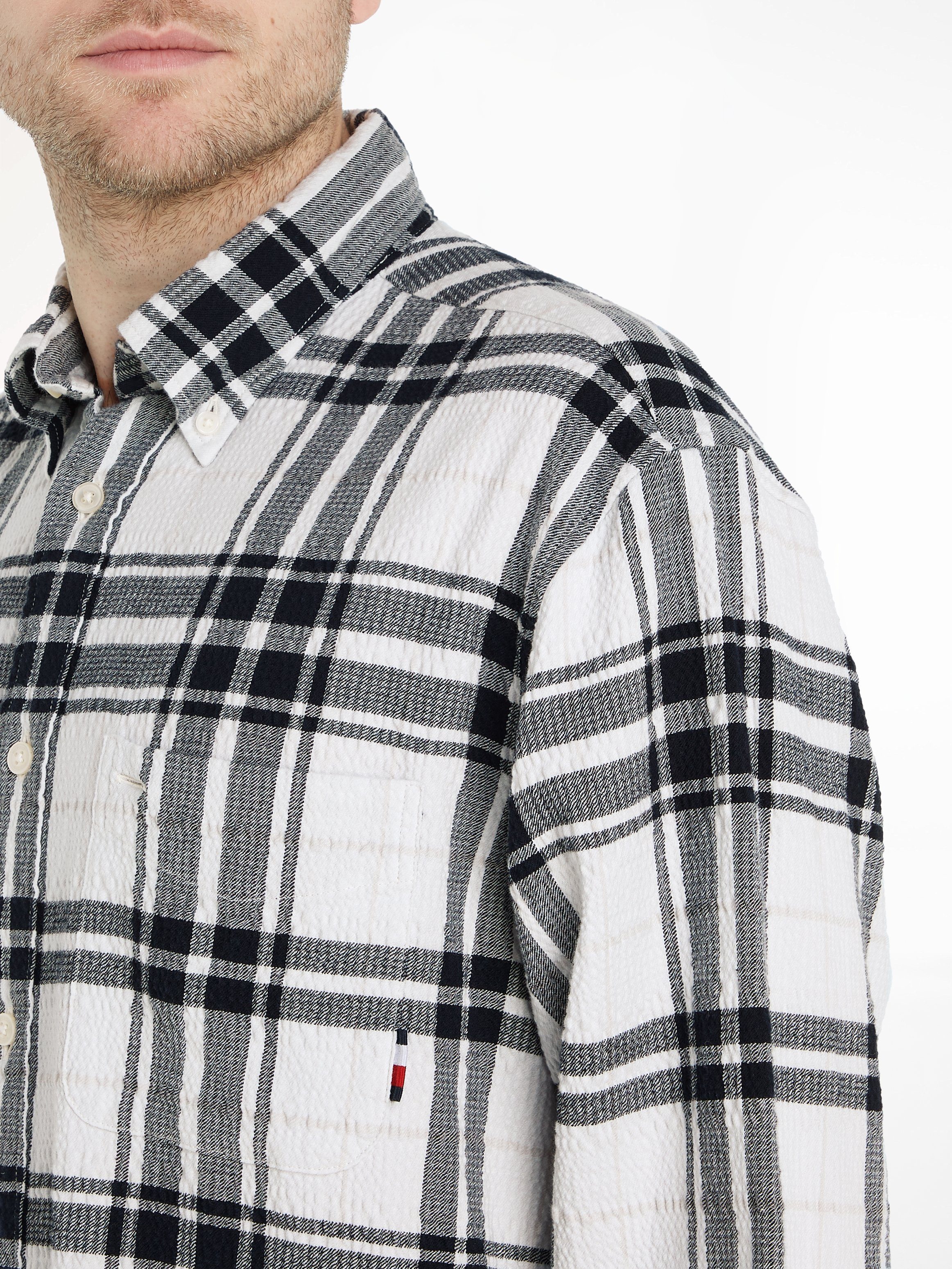 Tommy Hilfiger Overhemd met lange mouwen TONAL TARTAN SHIRT