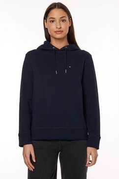 tommy hilfiger hoodie regular hoodie met tommy hilfiger-merklabel blauw